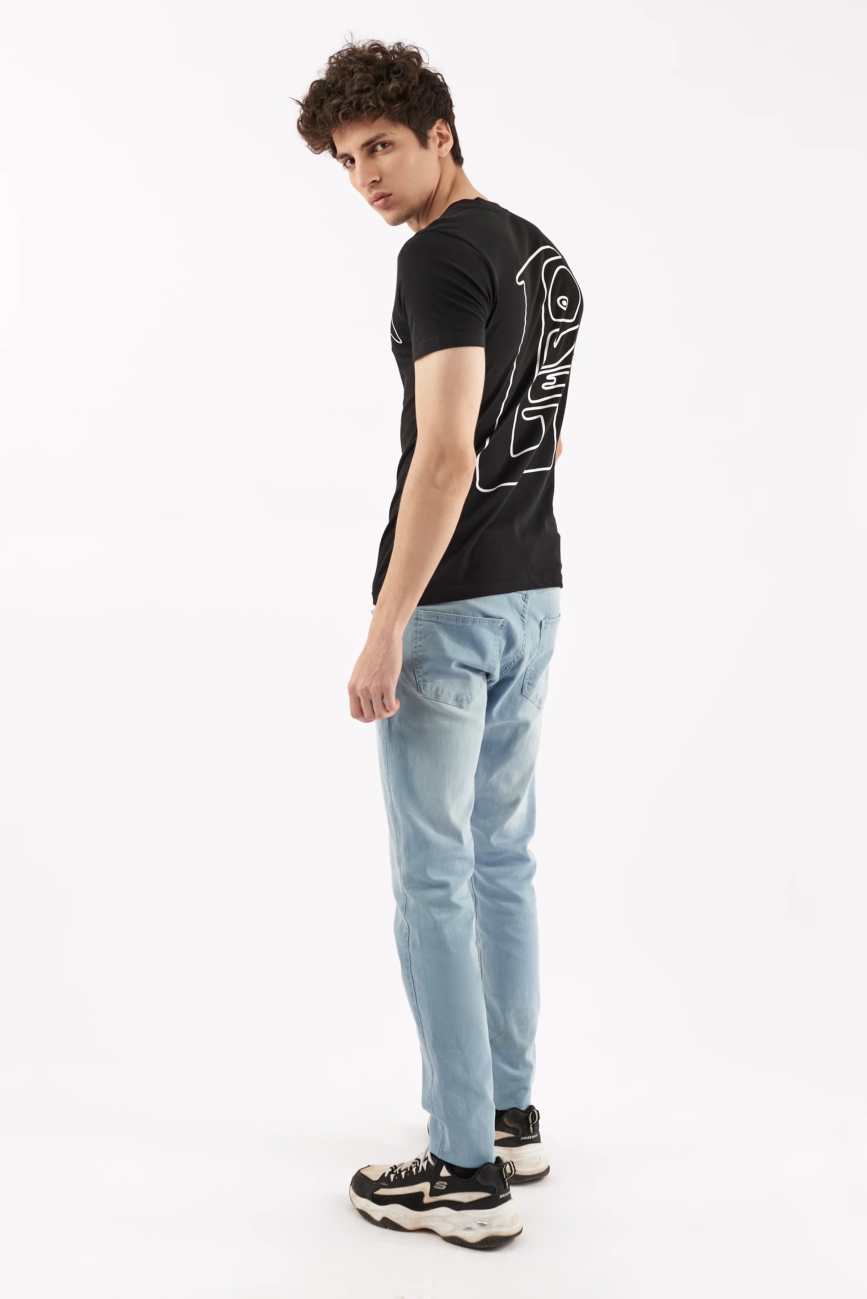 Men's Screen Love T-Shirt Black
