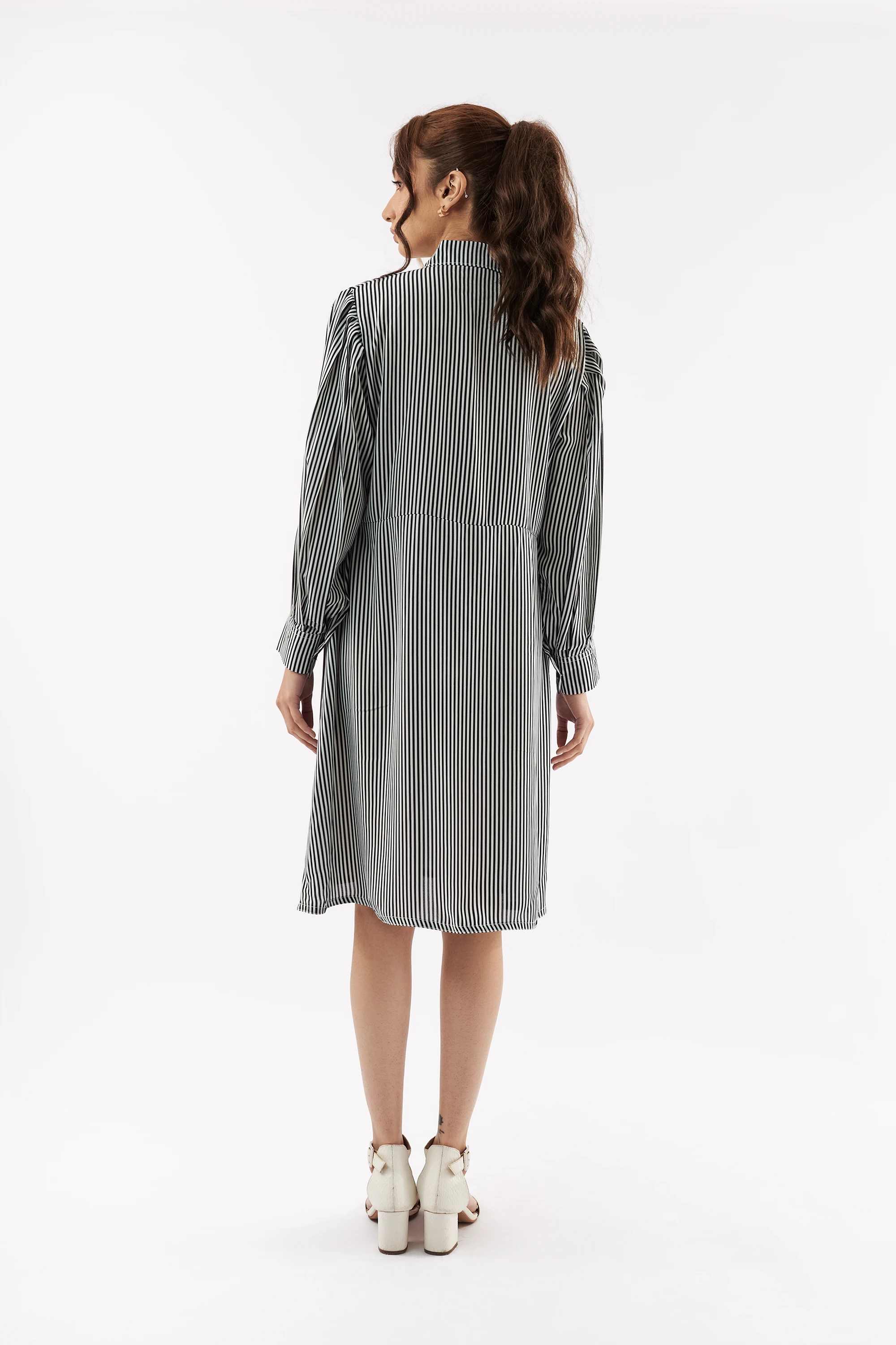 Women's Striped Button Down Maxi