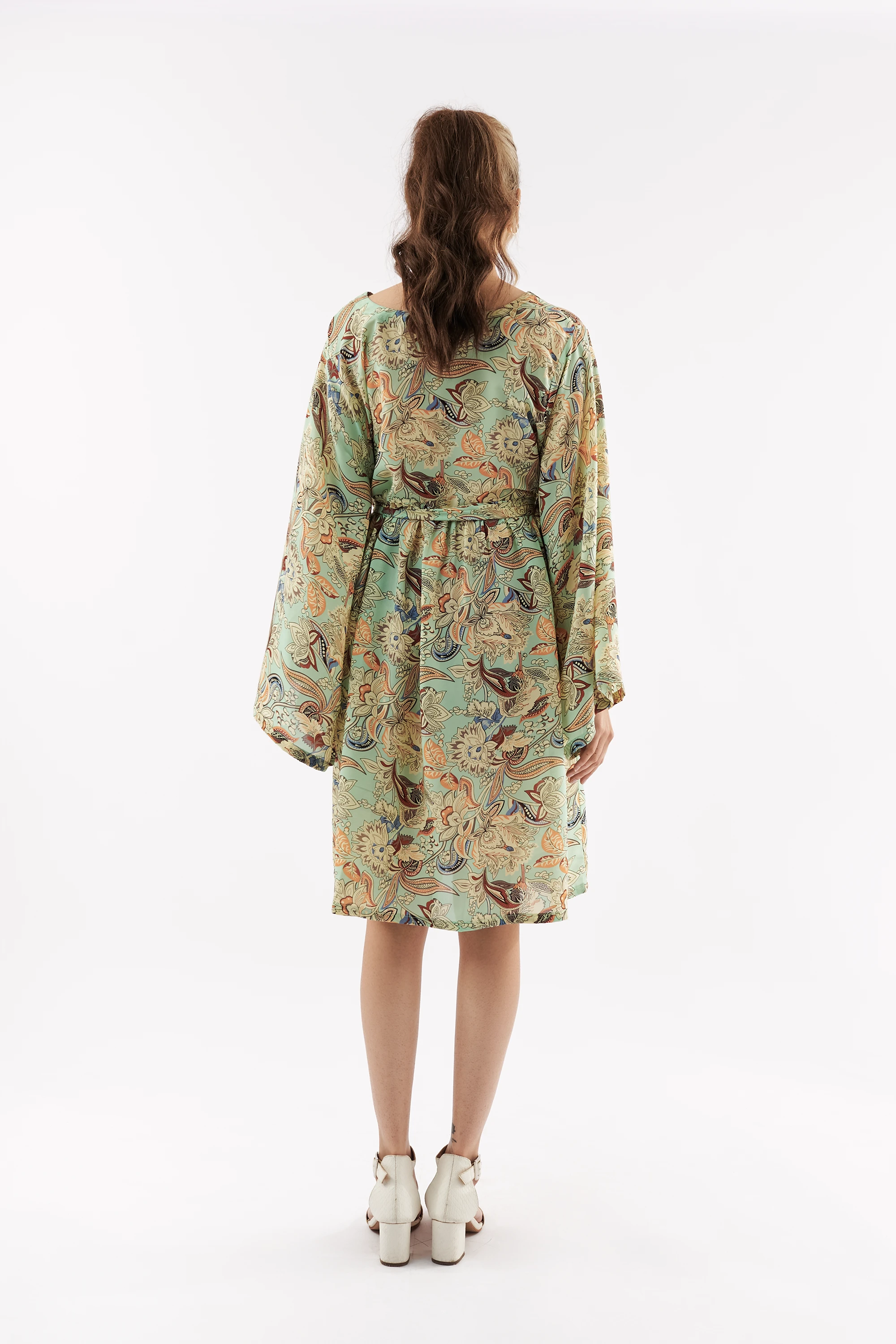 Women's Paisley Flare Dress