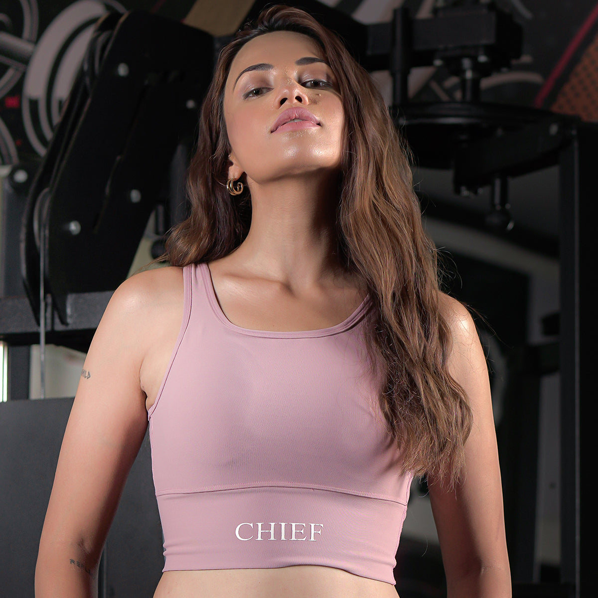 PINK ENHANCE SPORTS BRA