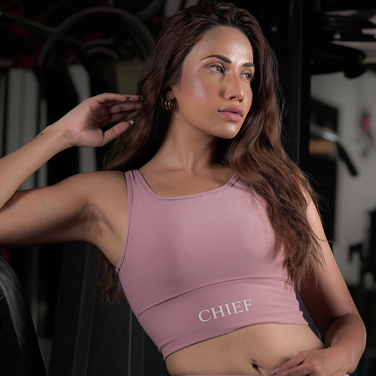 PINK ENHANCE SPORTS BRA