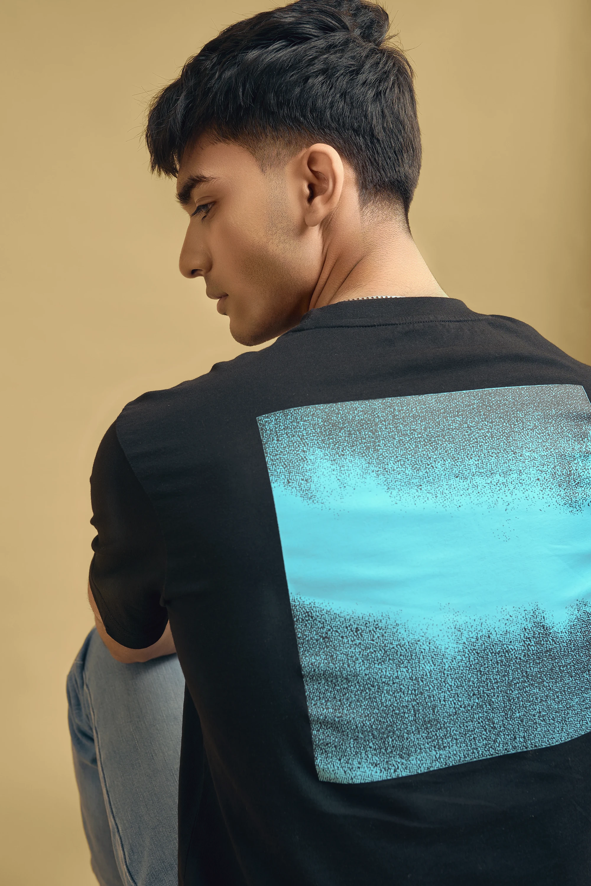 Men's Graphic Art T-Shirt Black