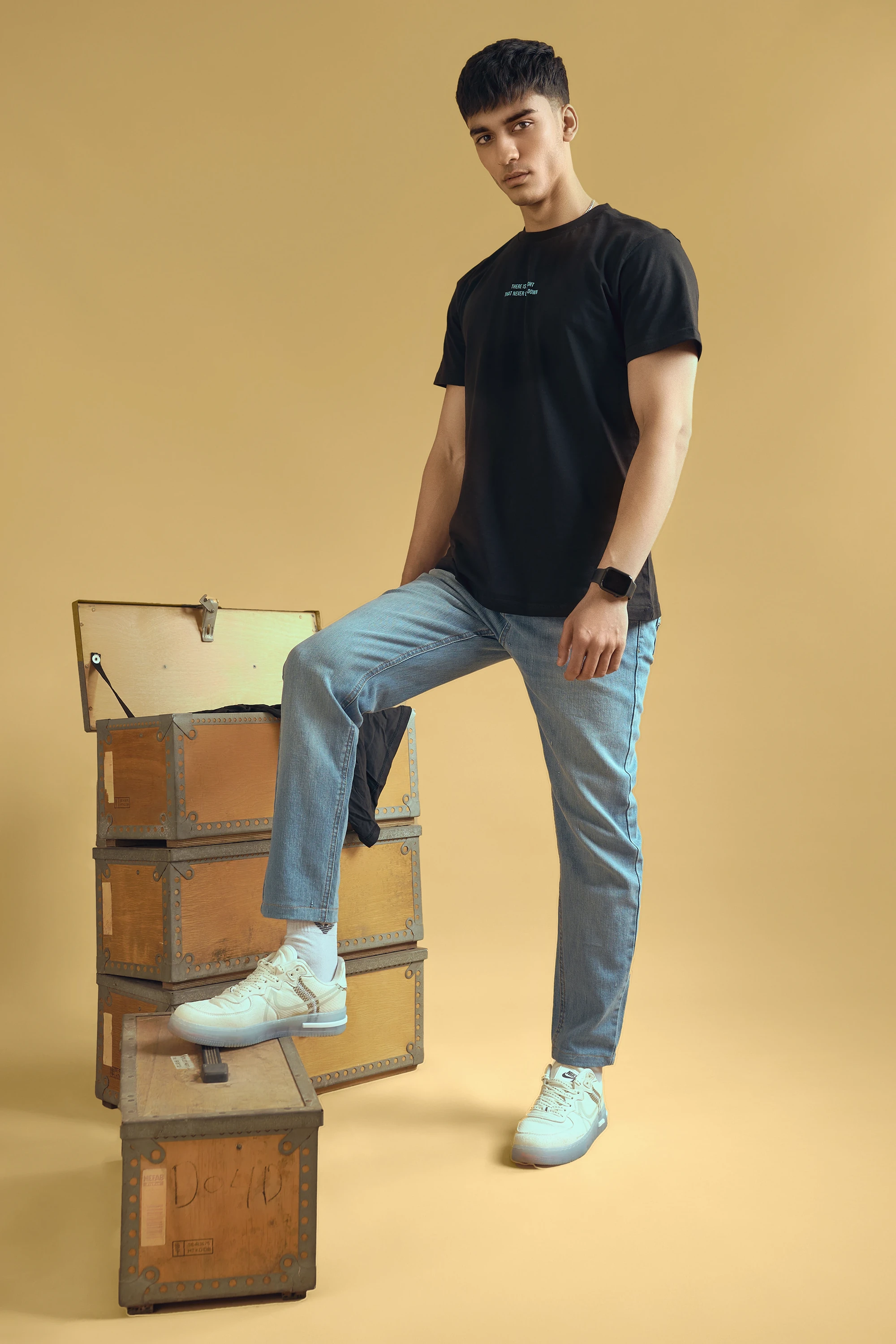 Men's Graphic Art T-Shirt Black