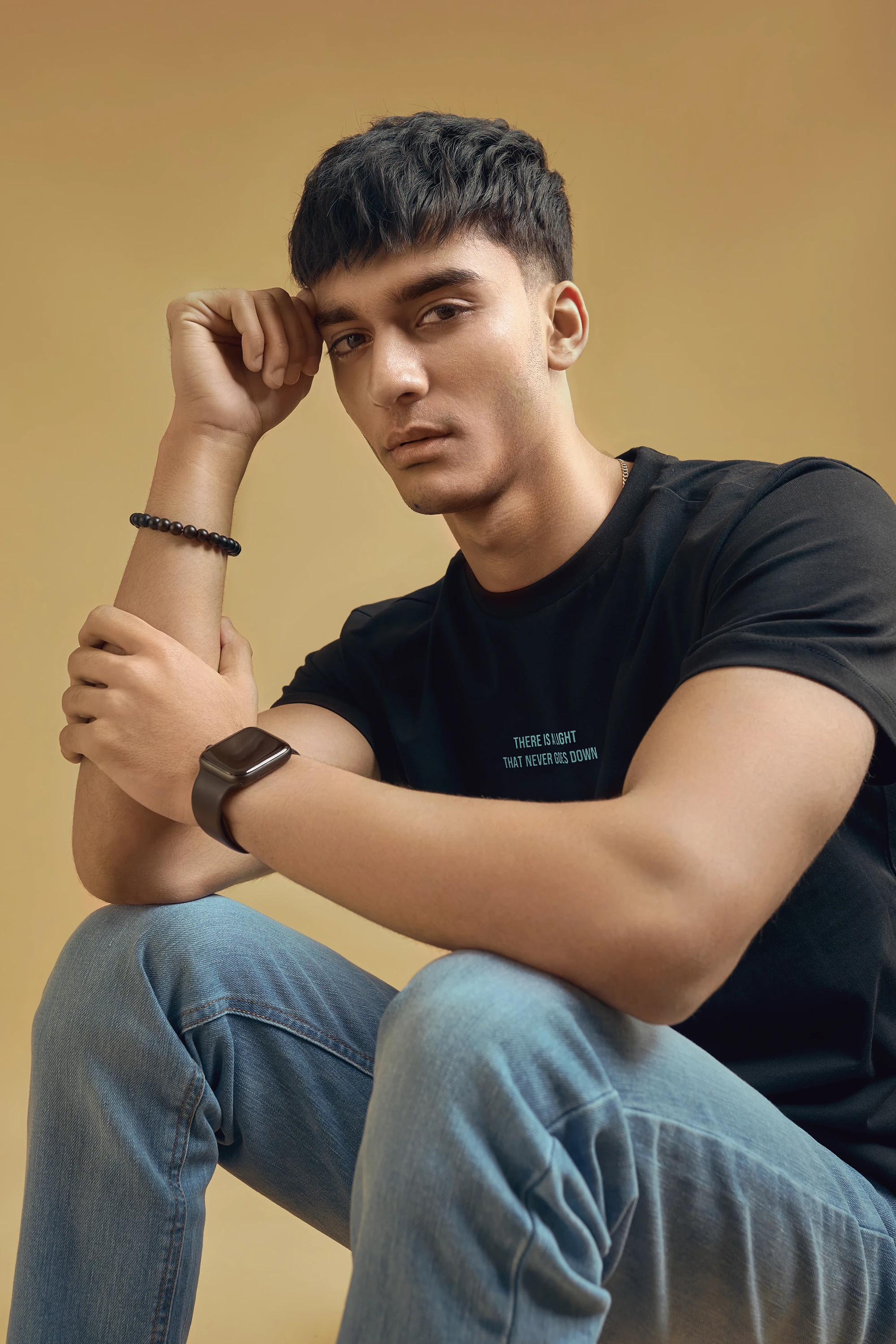 Men's Graphic Art T-Shirt Black