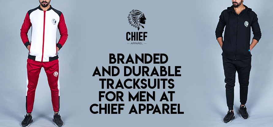 Branded and Durable Tracksuits for Men at Chief Apparel