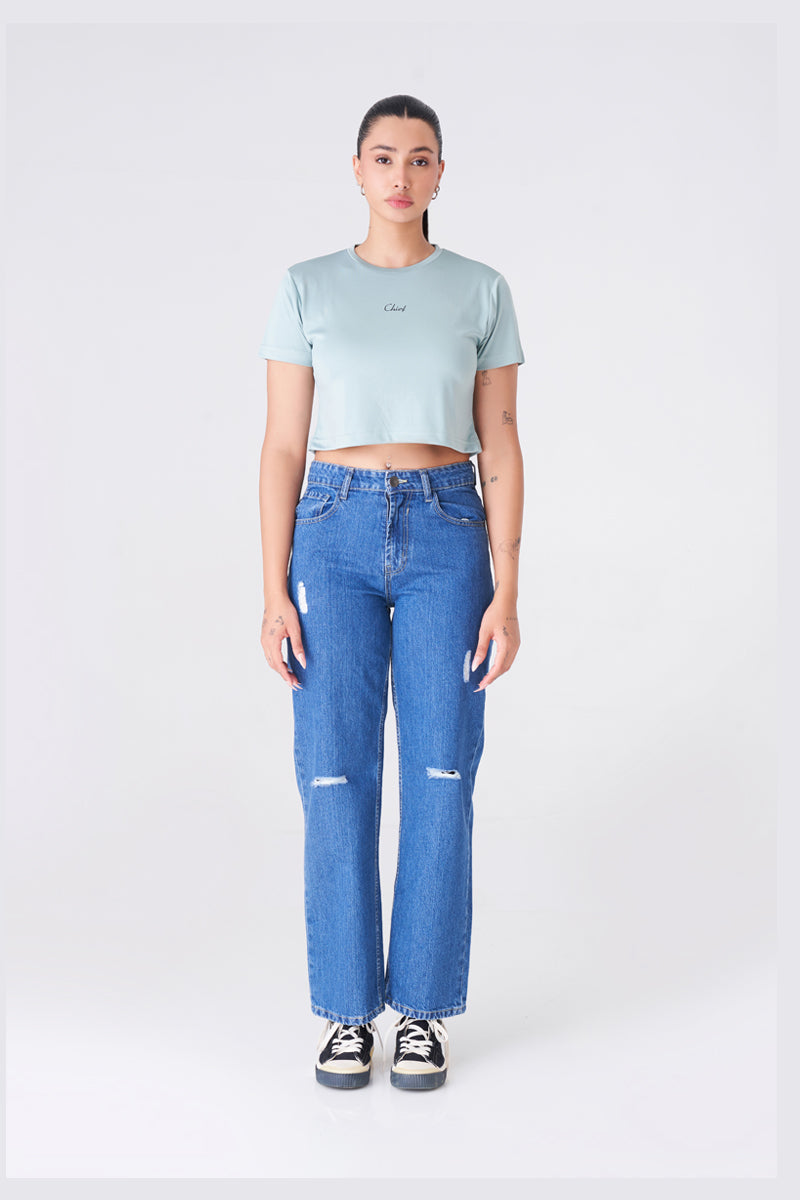 Light Green Crop Top – Perfect for Everyday Casual Looks