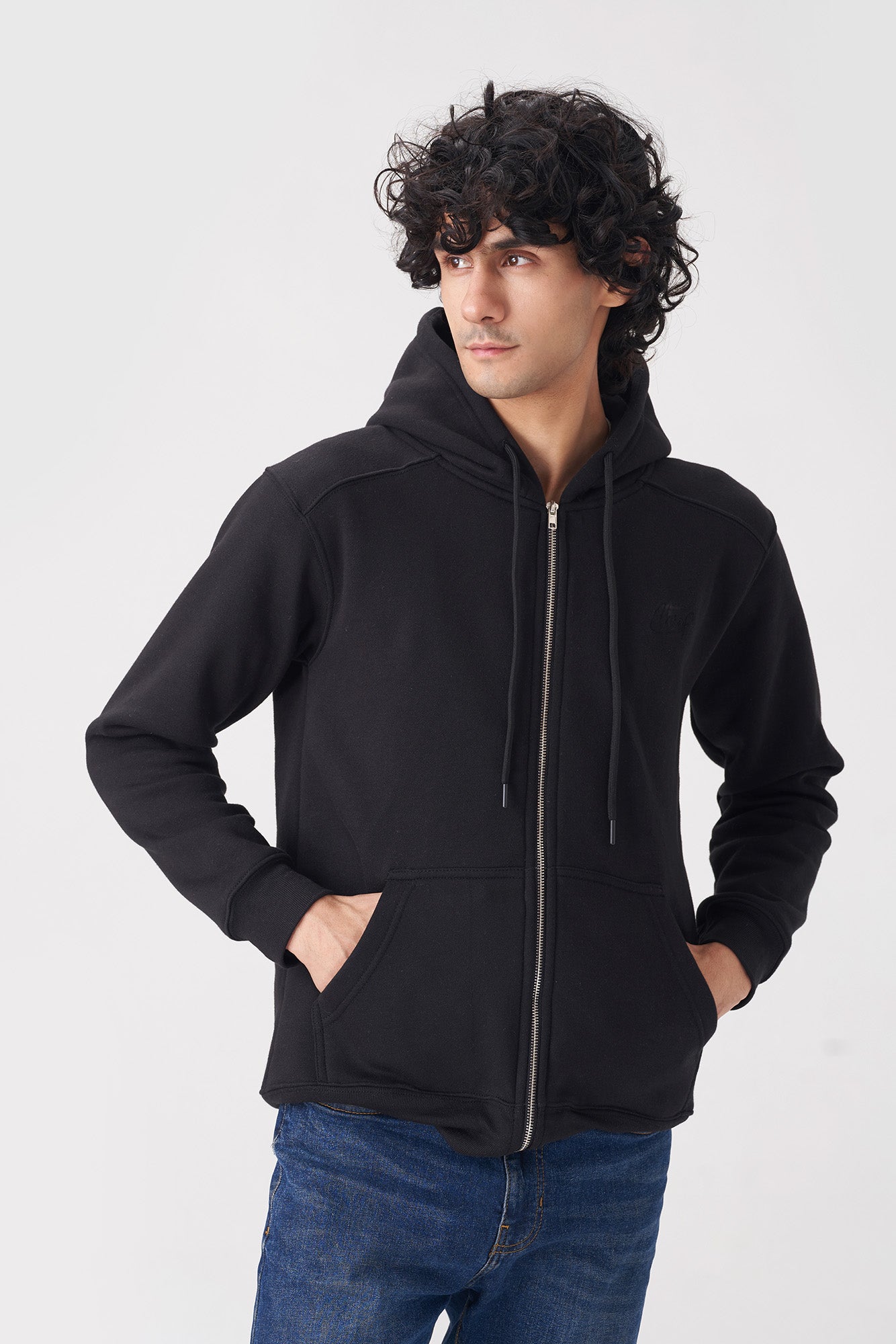 Classic Black Hoodie for Men