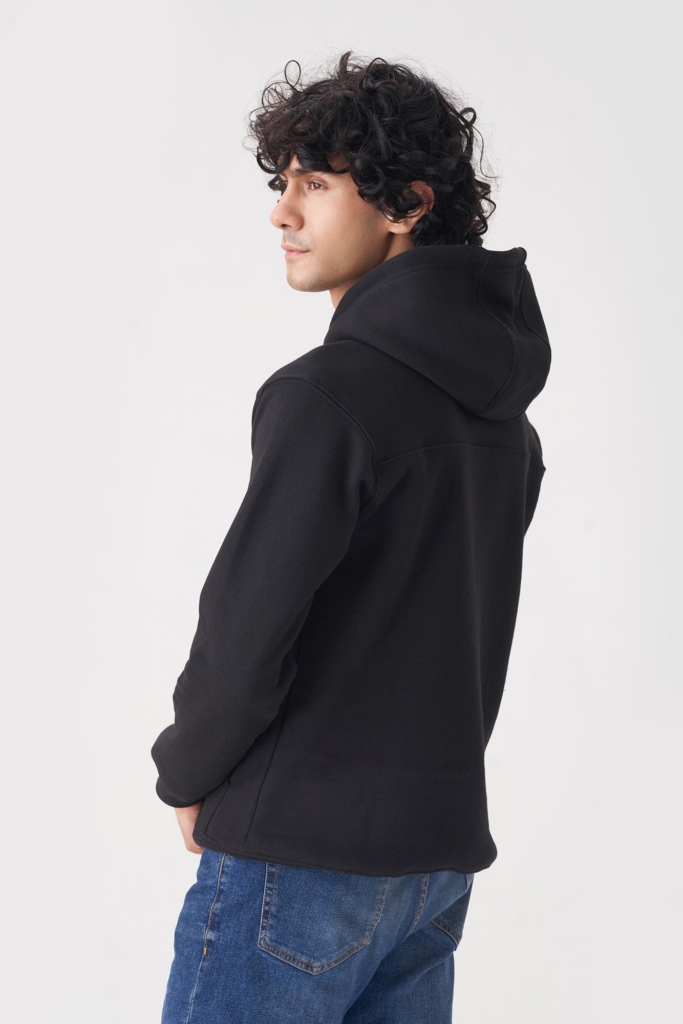 Classic Black Hoodie for Men