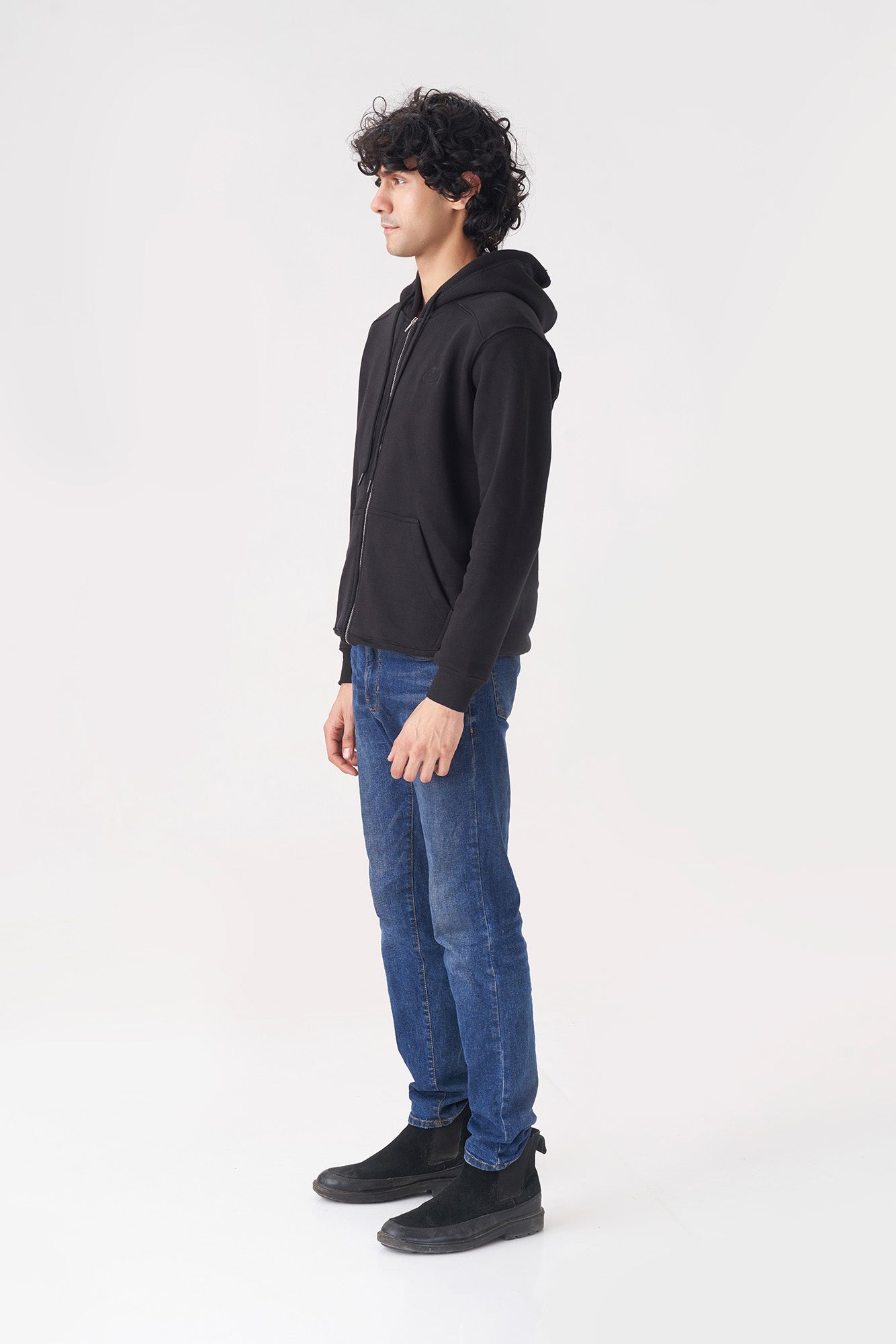 Classic Black Hoodie for Men