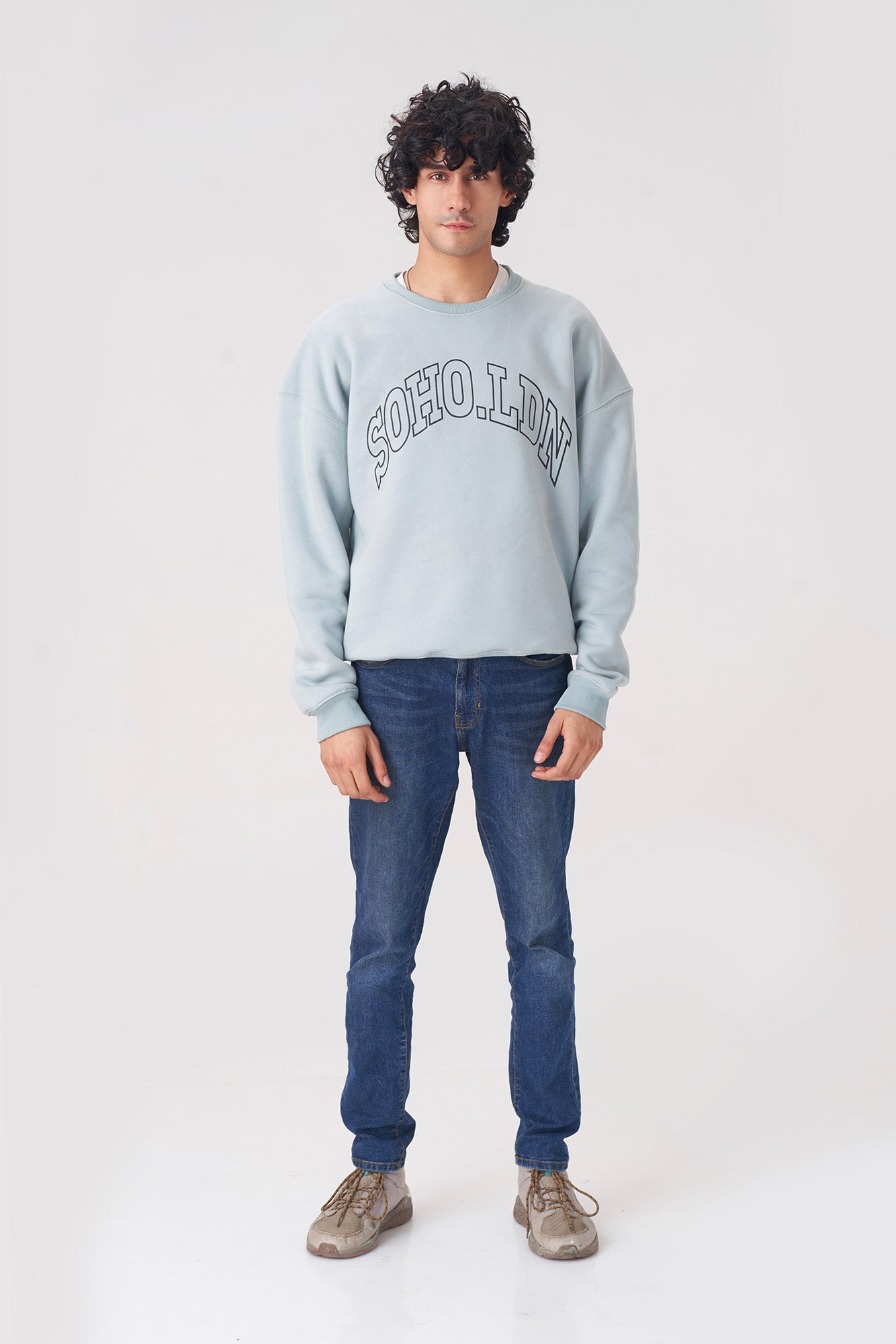 Light Blue SOHO.LDN Sweatshirt for Men