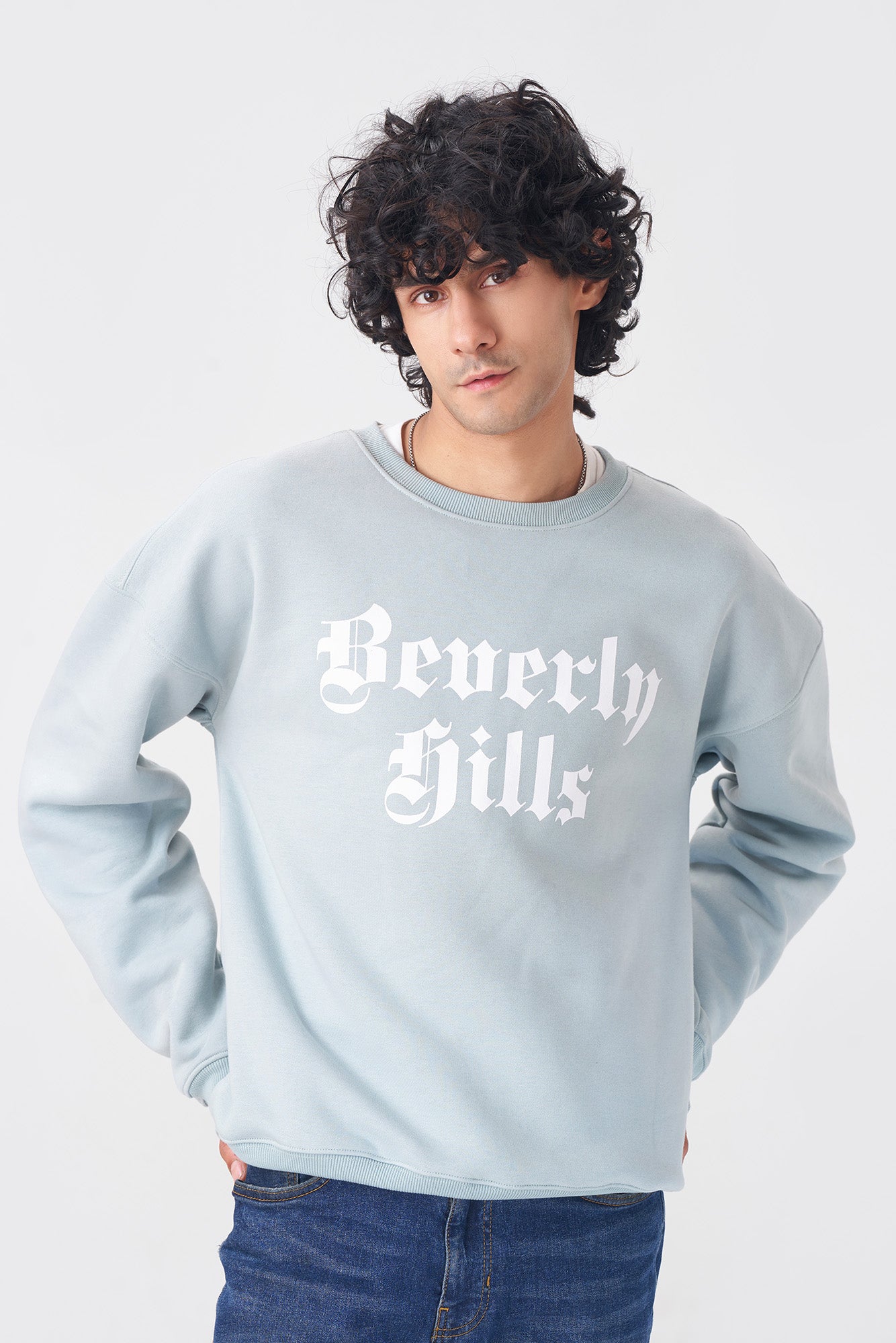 Light Green Beverly Hills Sweatshirt - Stylish & Comfy