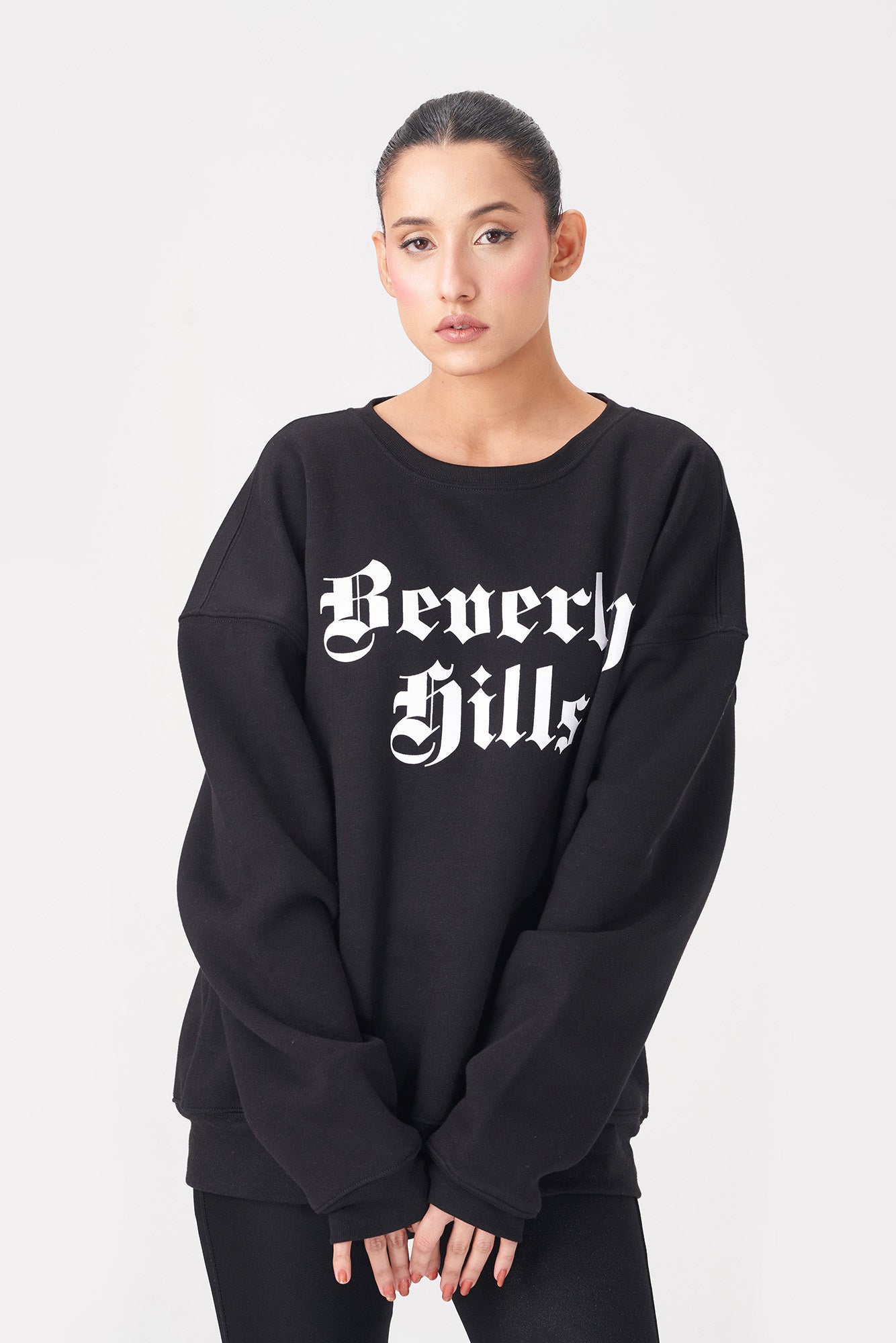 Relaxed Fit Beverly Hills Sweatshirt for Women