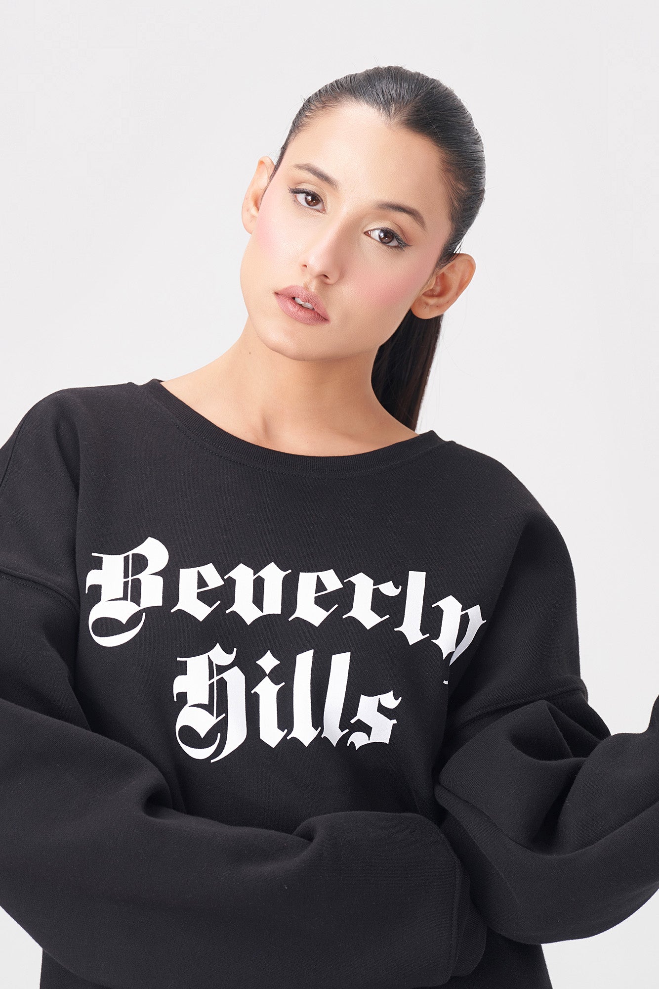 Relaxed Fit Beverly Hills Sweatshirt for Women