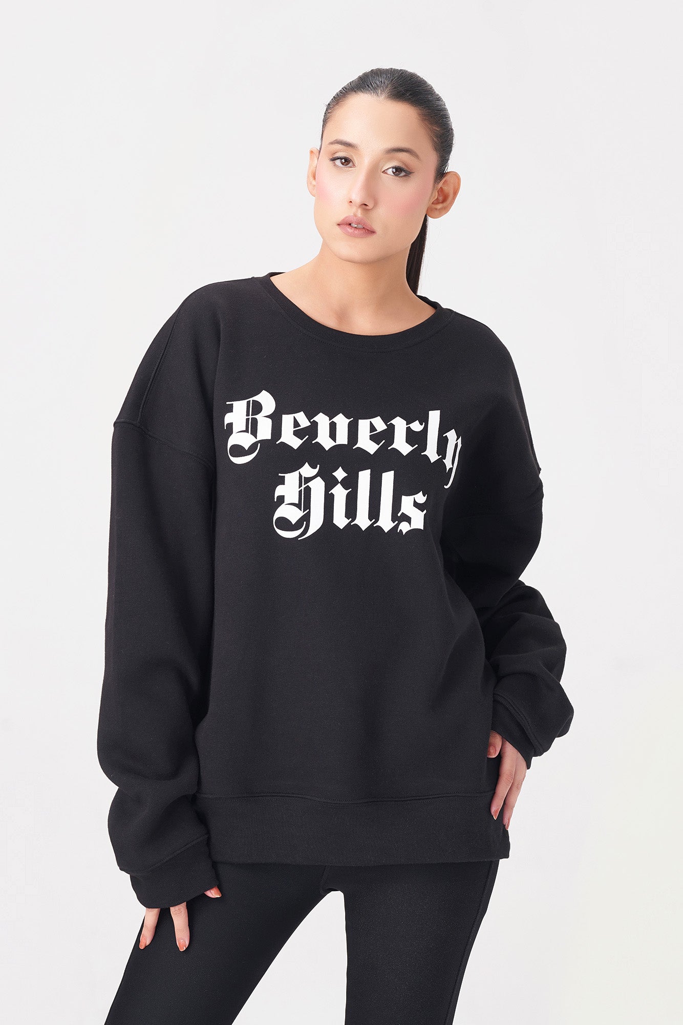 Relaxed Fit Beverly Hills Sweatshirt for Women