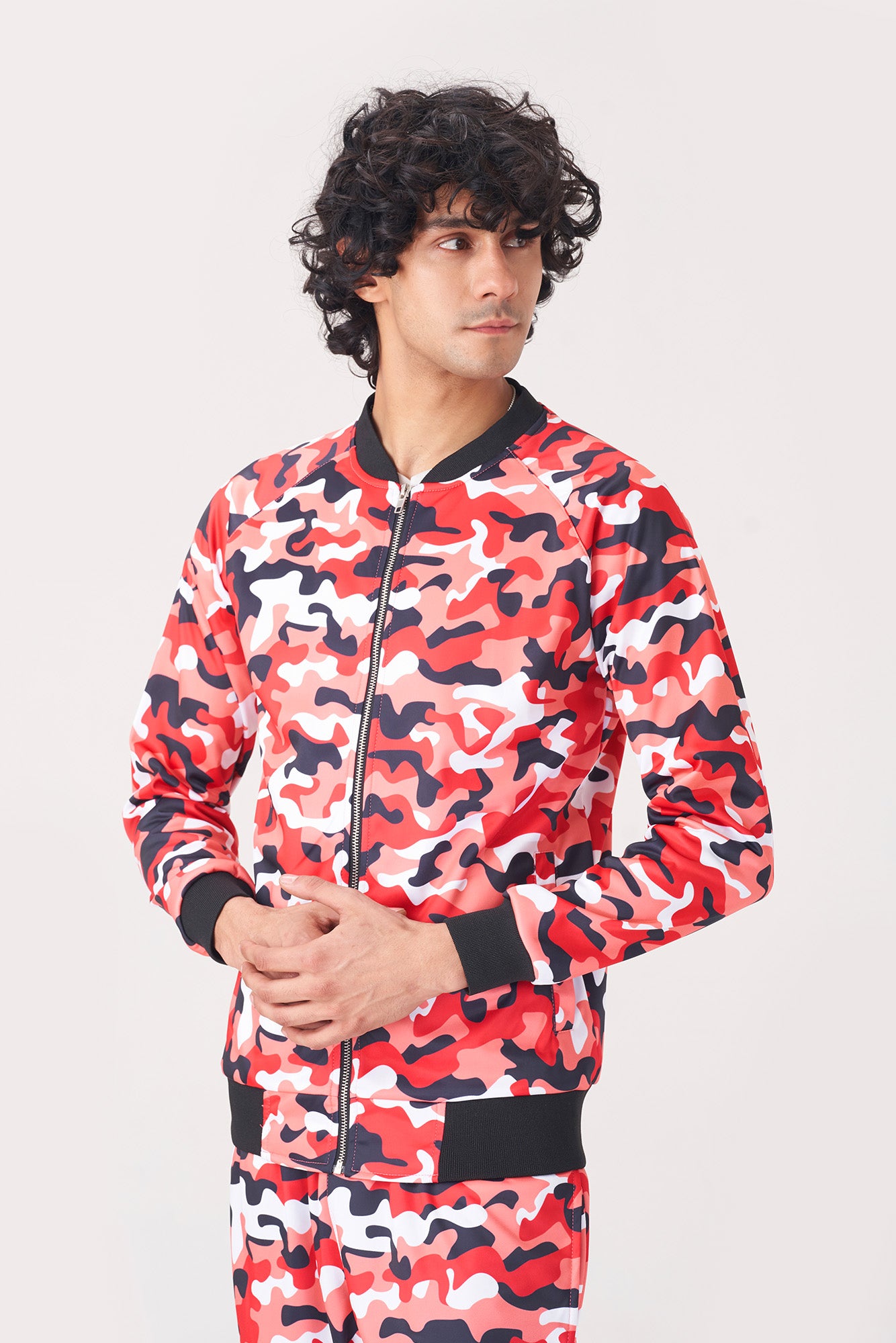 Red Camouflage Tracksuit for Men