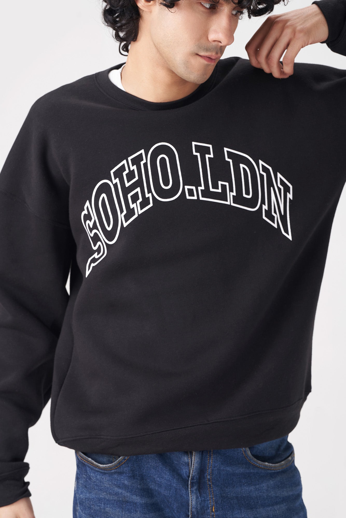 Black SOHO.LDN Sweatshirt for Everyday Comfort