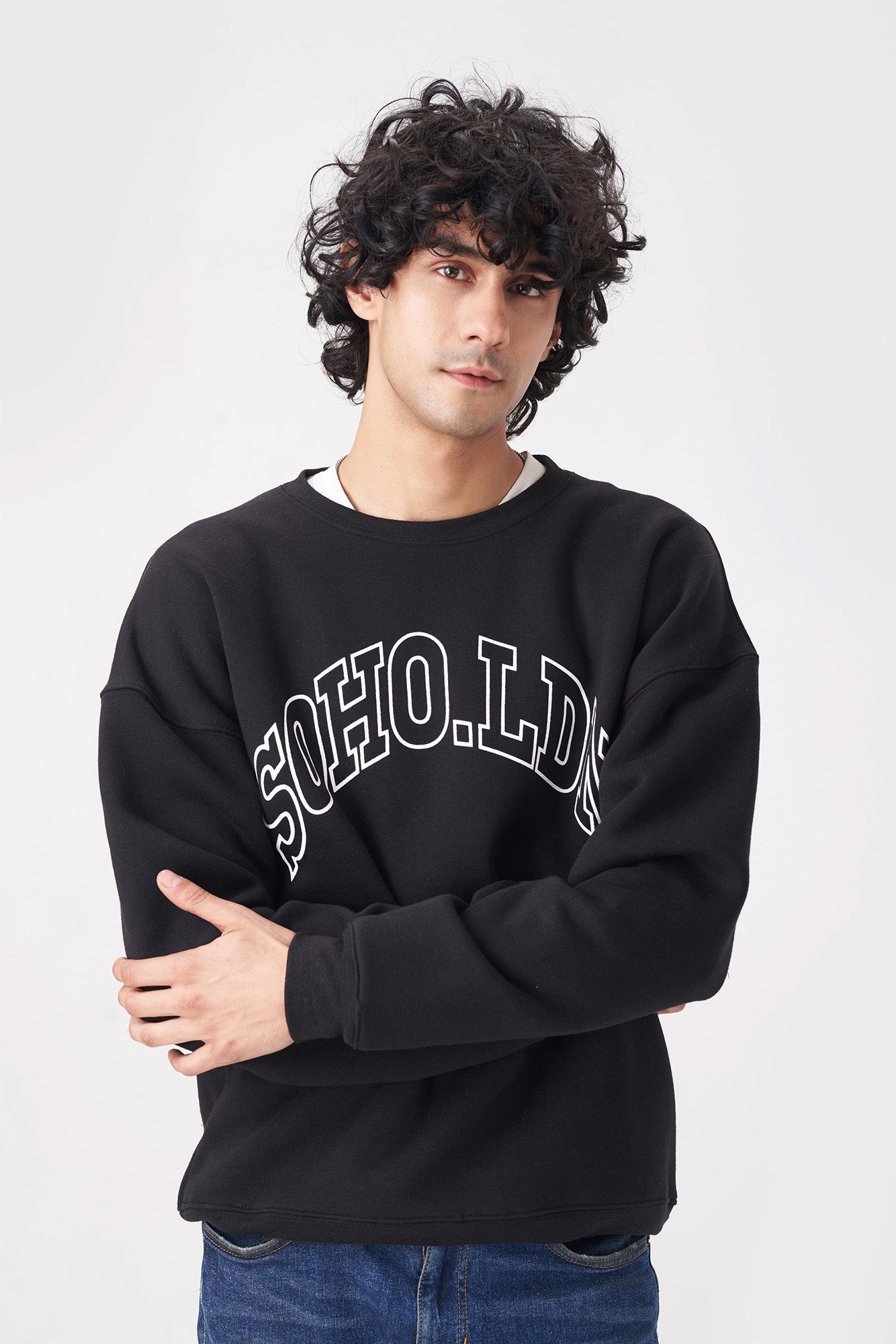 Black SOHO.LDN Sweatshirt for Everyday Comfort