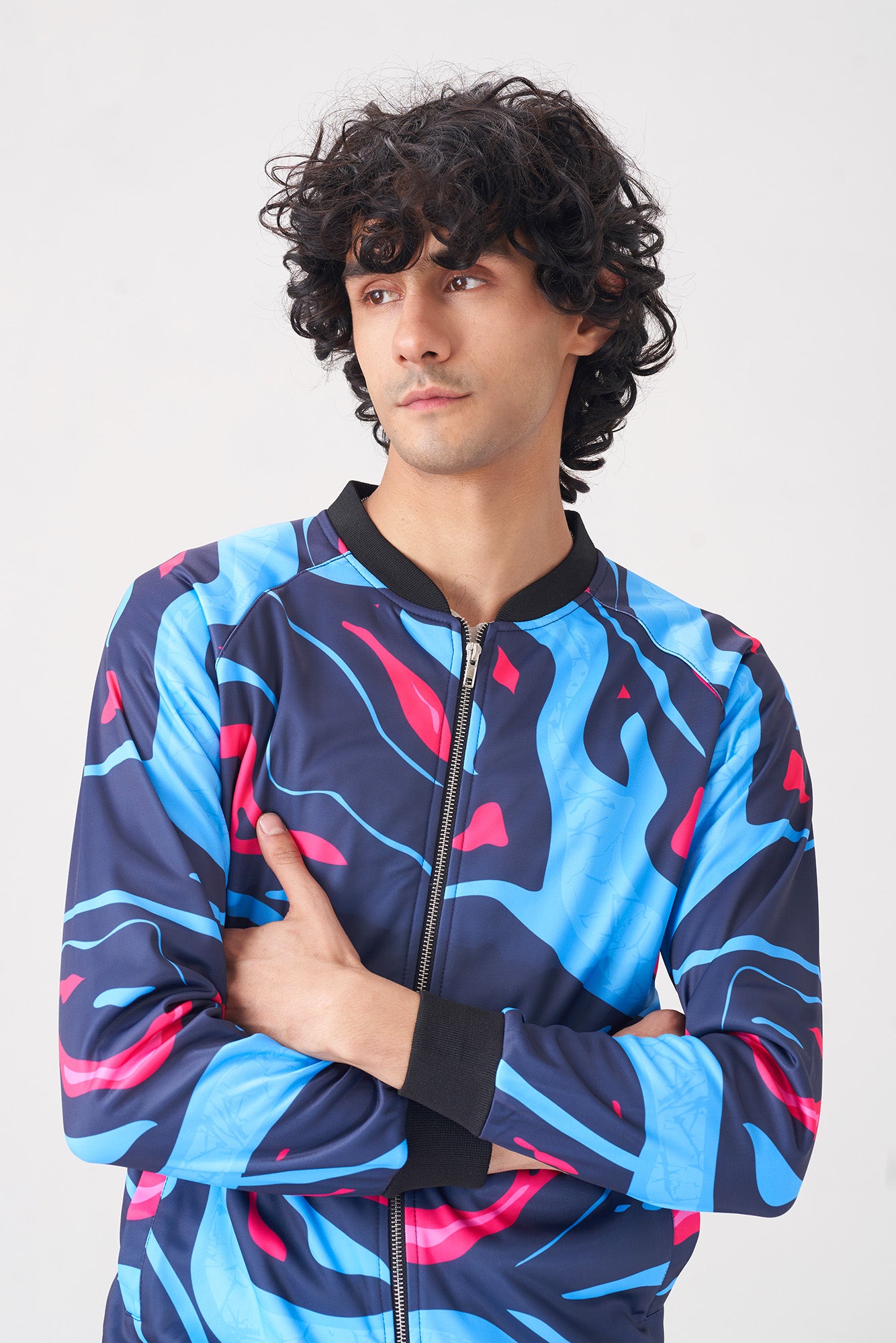 Introducing Our Bold Abstract Pattern Tracksuit for Men