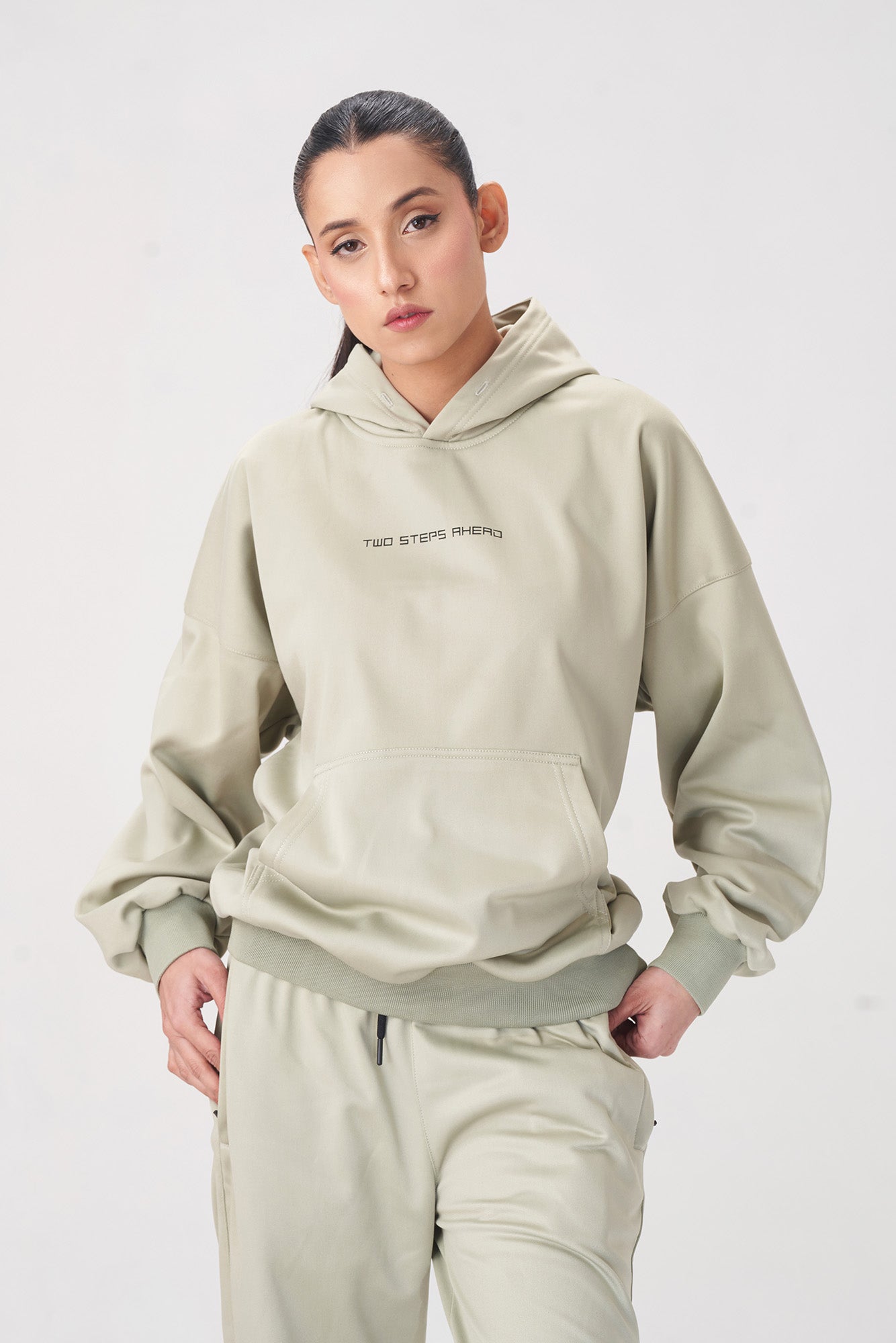 Unisex Sage Green Hoodie Tracksuit