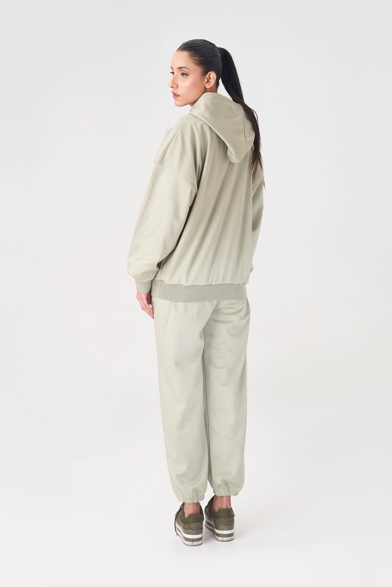 Unisex Sage Green Hoodie Tracksuit