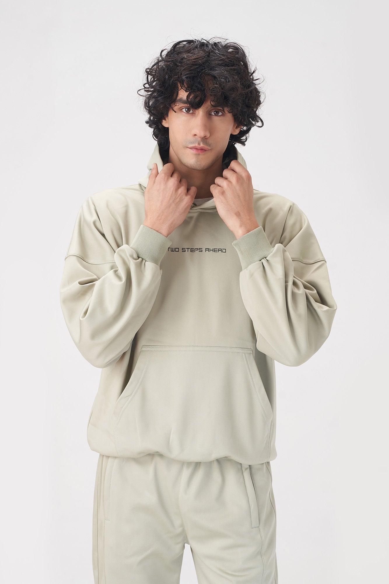 Unisex Sage Green Hoodie Tracksuit