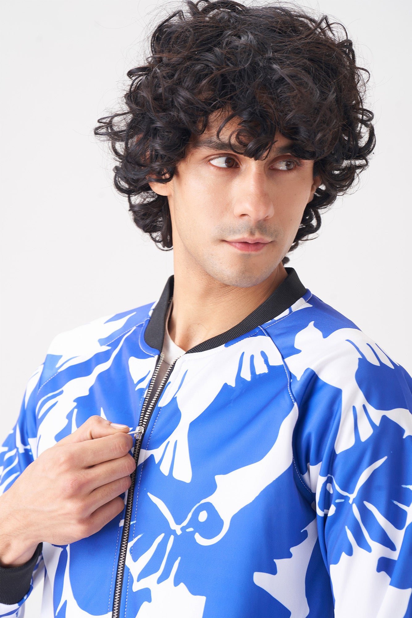 Blue Bird Pattern Tracksuit for Men