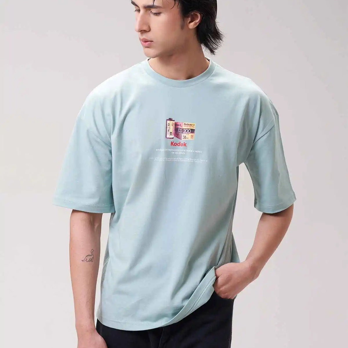Soft & Trendy Mint Green Kodak Shirt for Everyday Wear