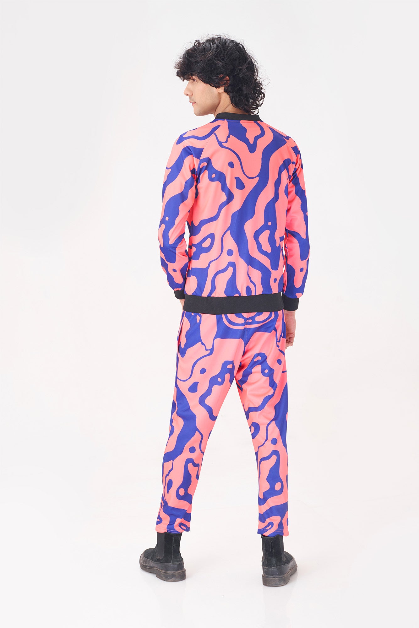 Vibrant Printed Tracksuit for Men