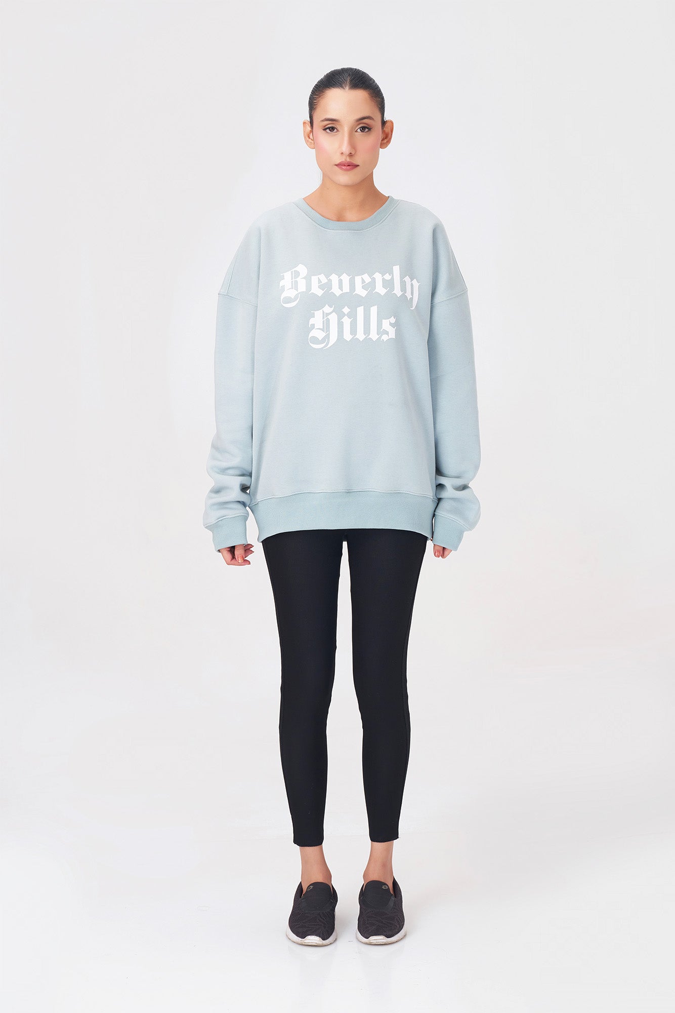 Soft Light Blue and Stylish Sweatshirt