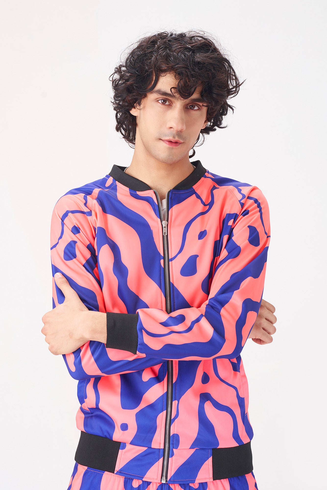 Vibrant Printed Tracksuit for Men