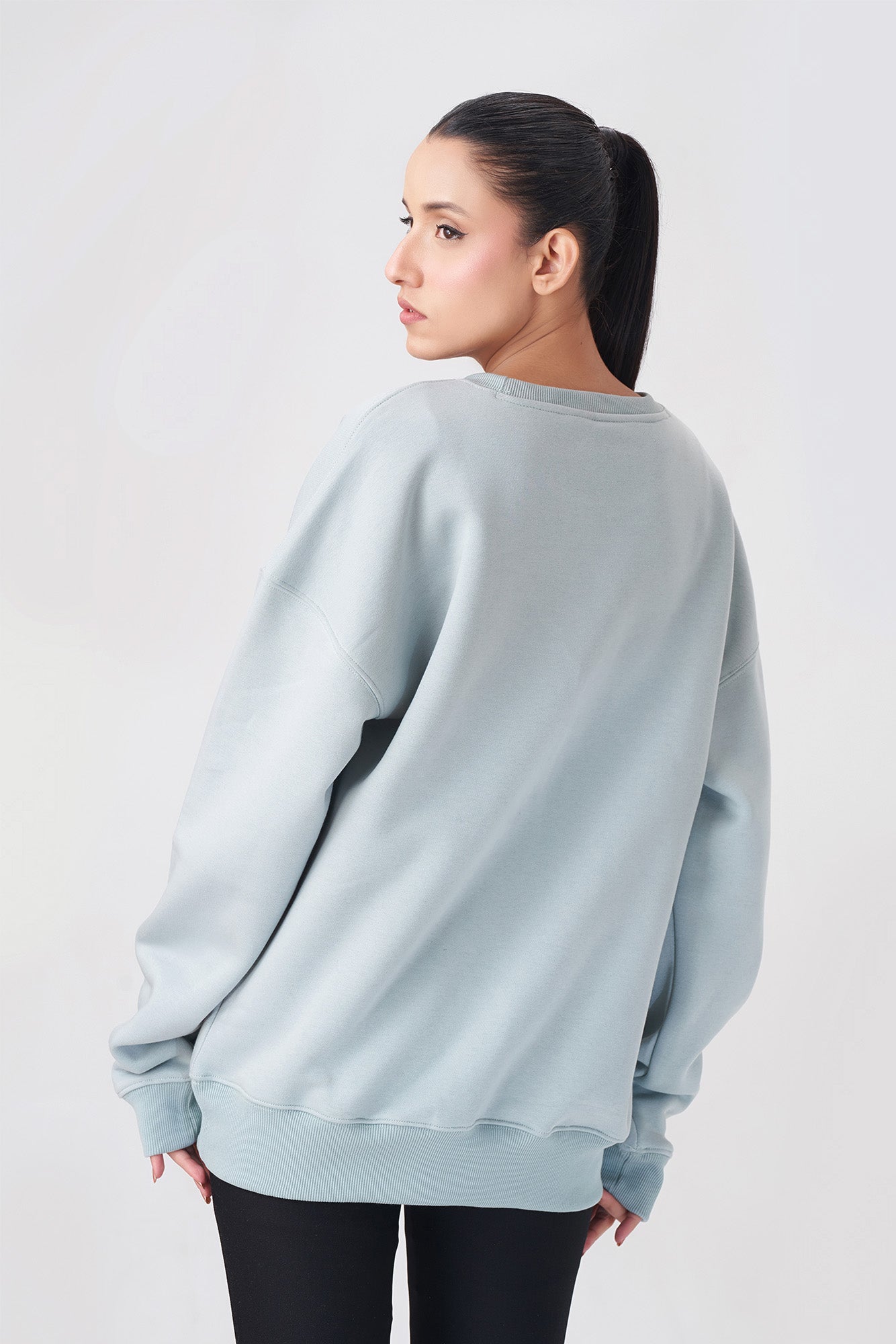 Soft Light Blue and Stylish Sweatshirt