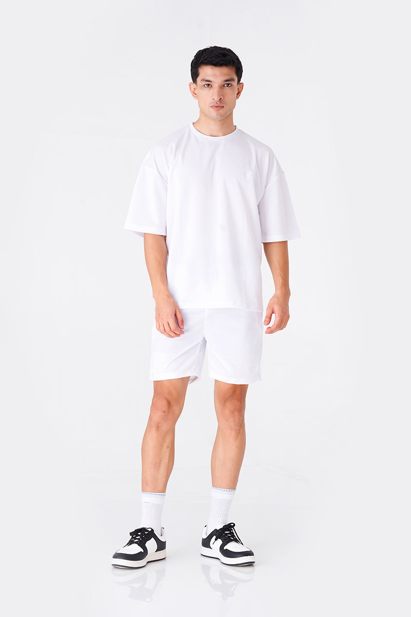 Men's White Performance Gymwear T-Shirt