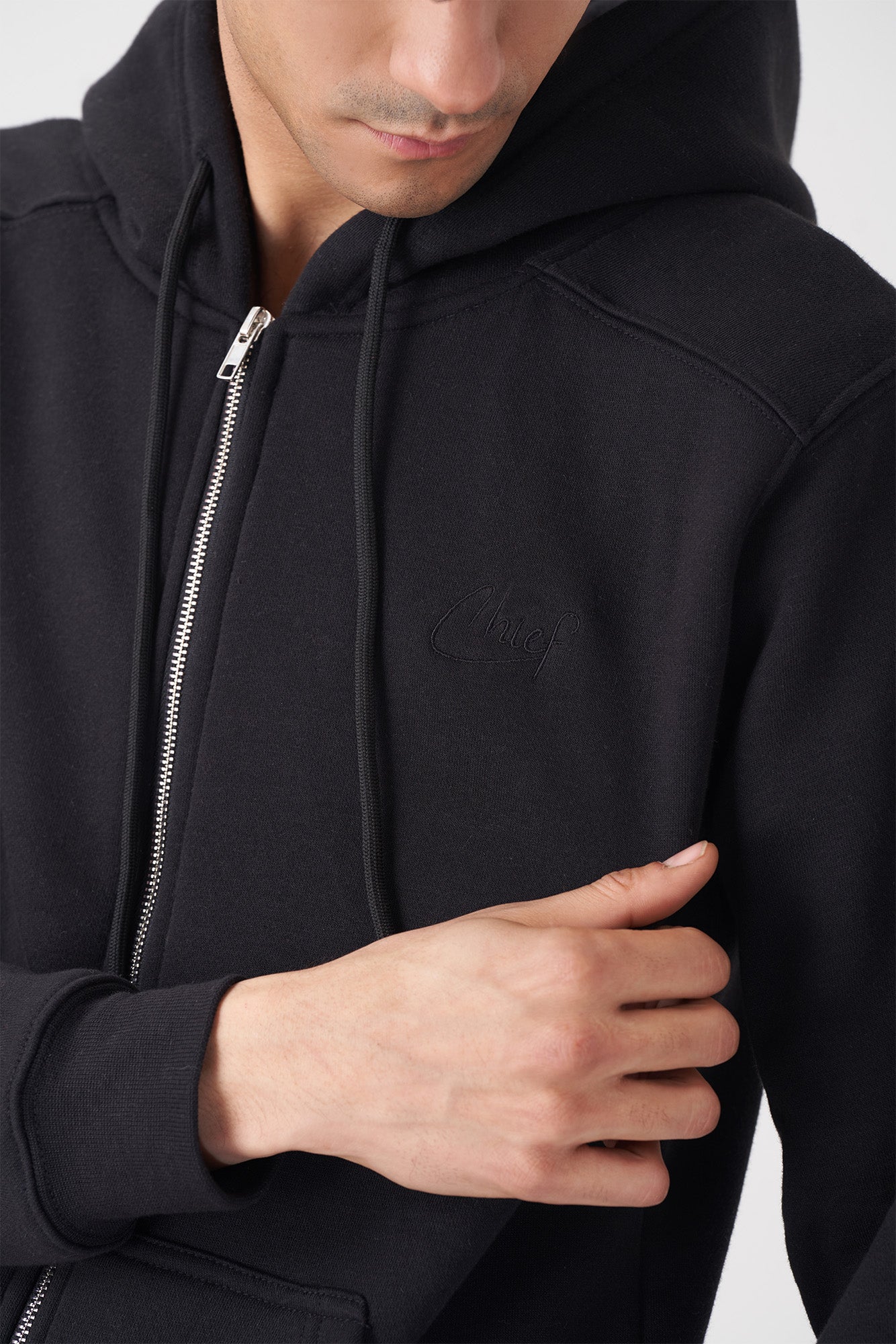 Classic Black Hoodie for Men