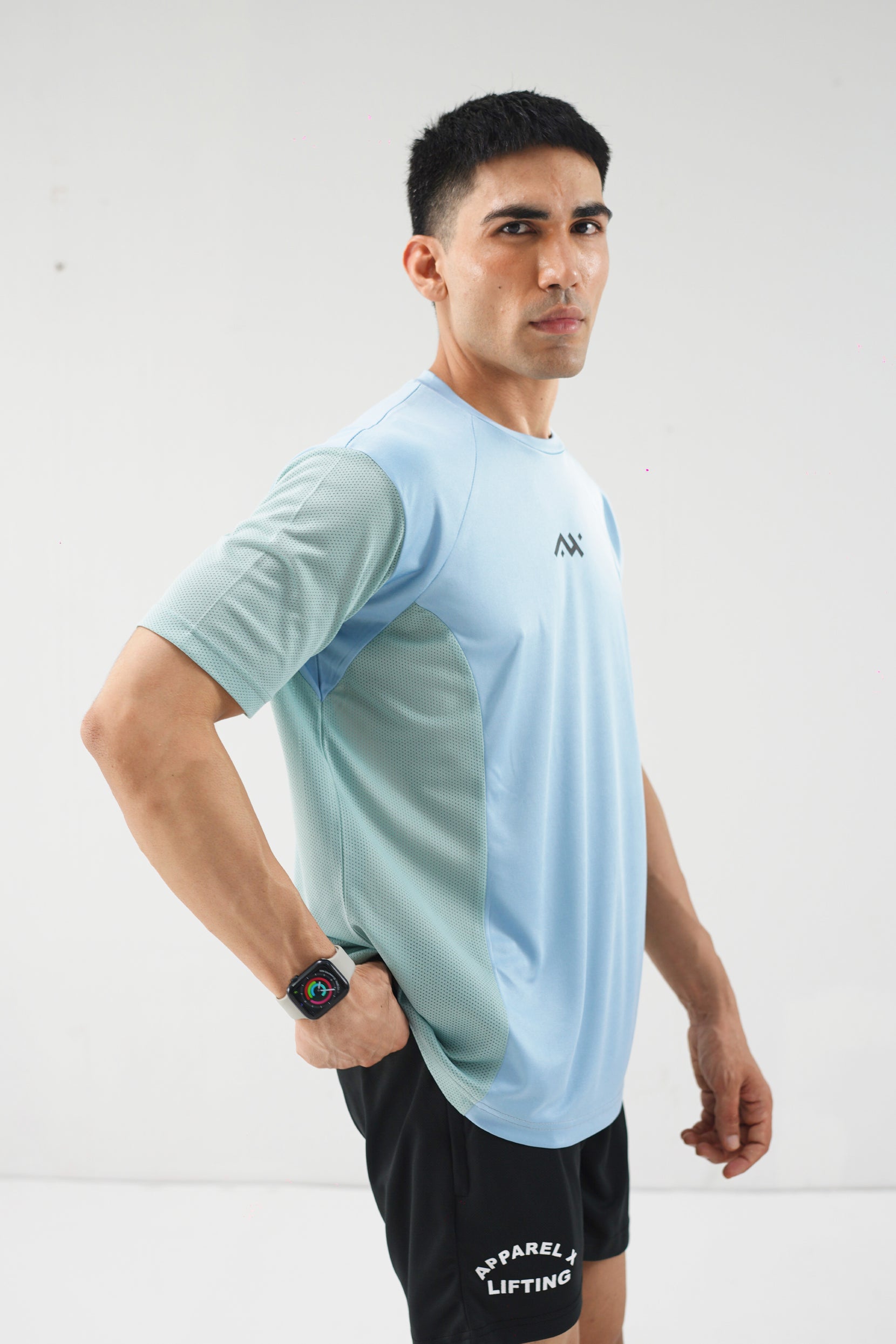 Men's Active Motion Tee – Light Blue