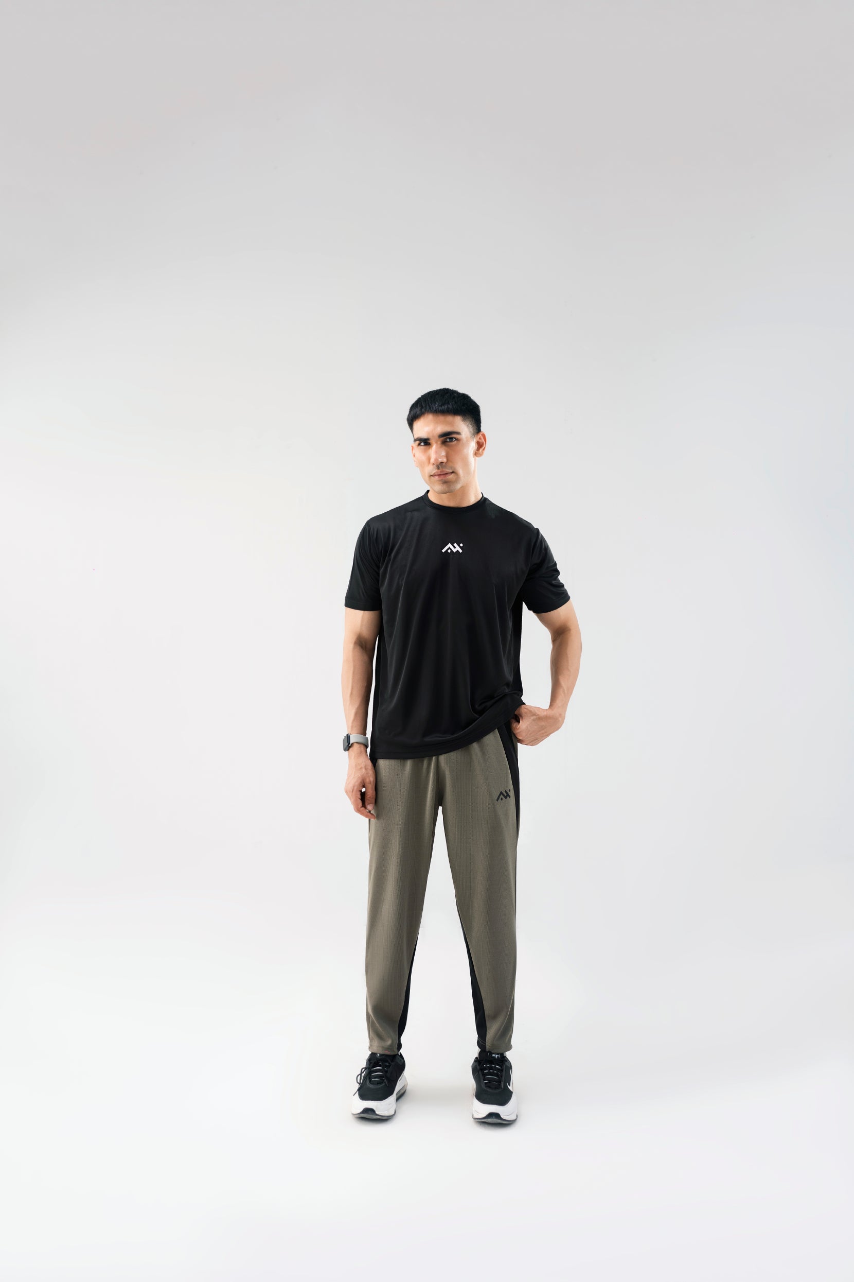 Men's ActiveFit Black Performance Tee