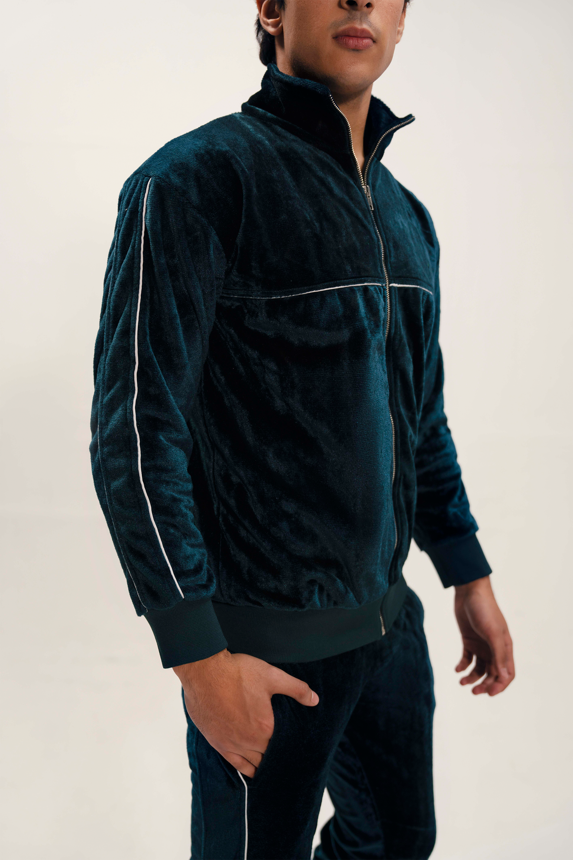 Men's Velvet Track Suit