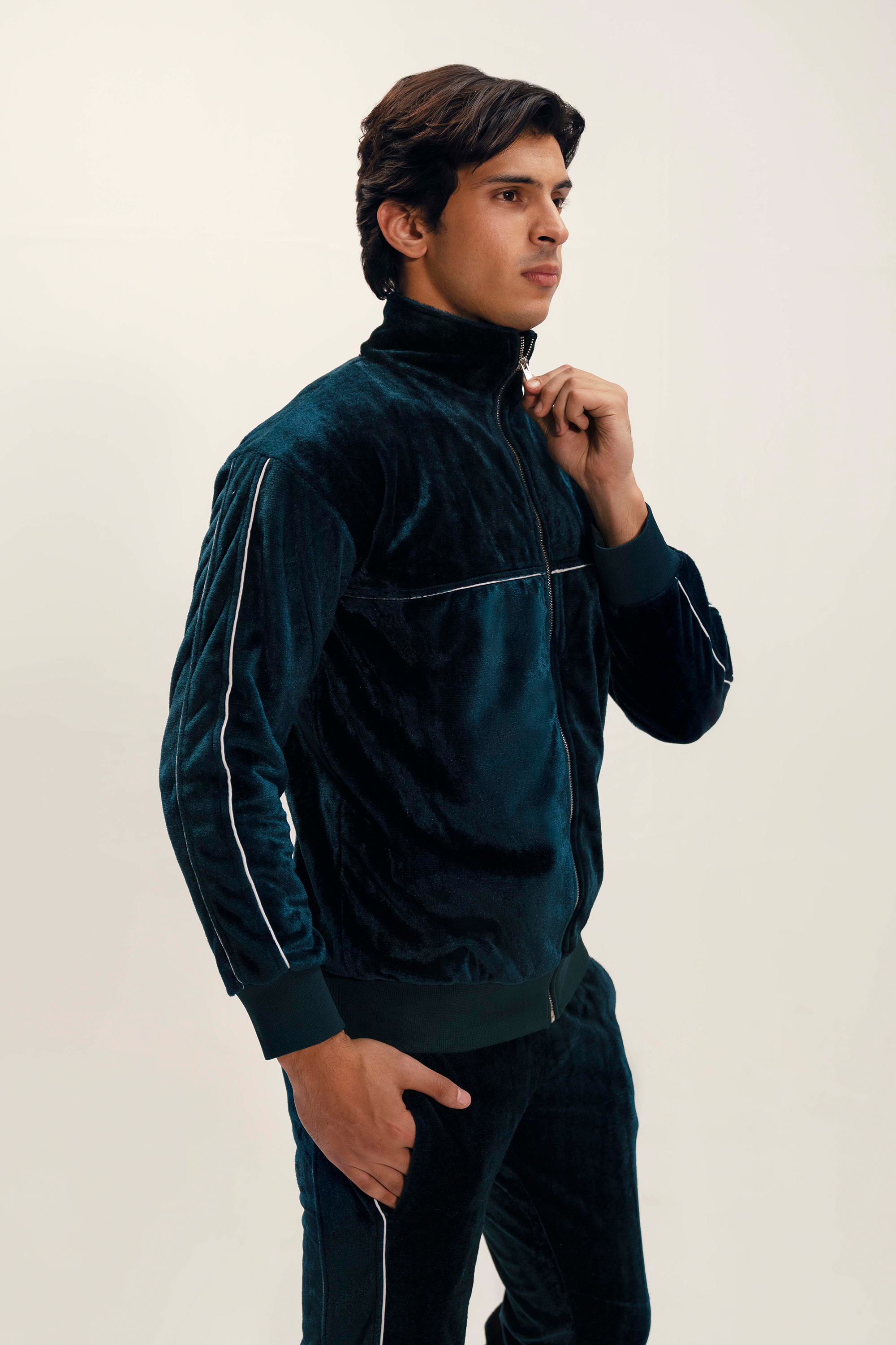 Men's Velvet Track Suit