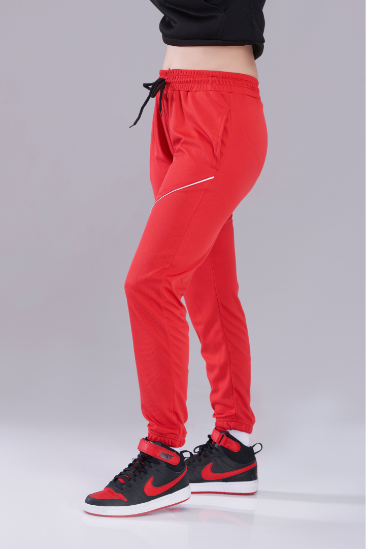 Red Emerge Track Trouser - Women