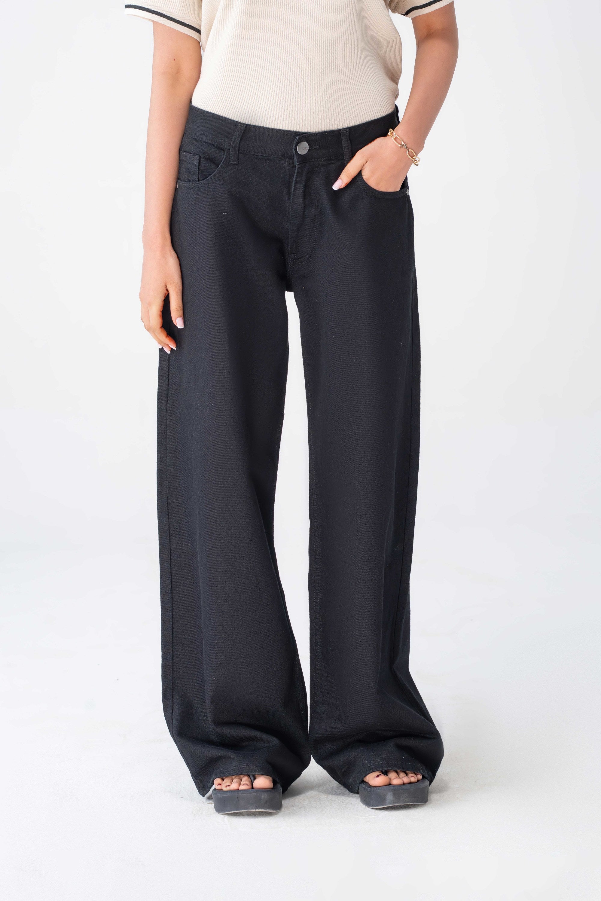 Wide Leg Denim Jeans – Women