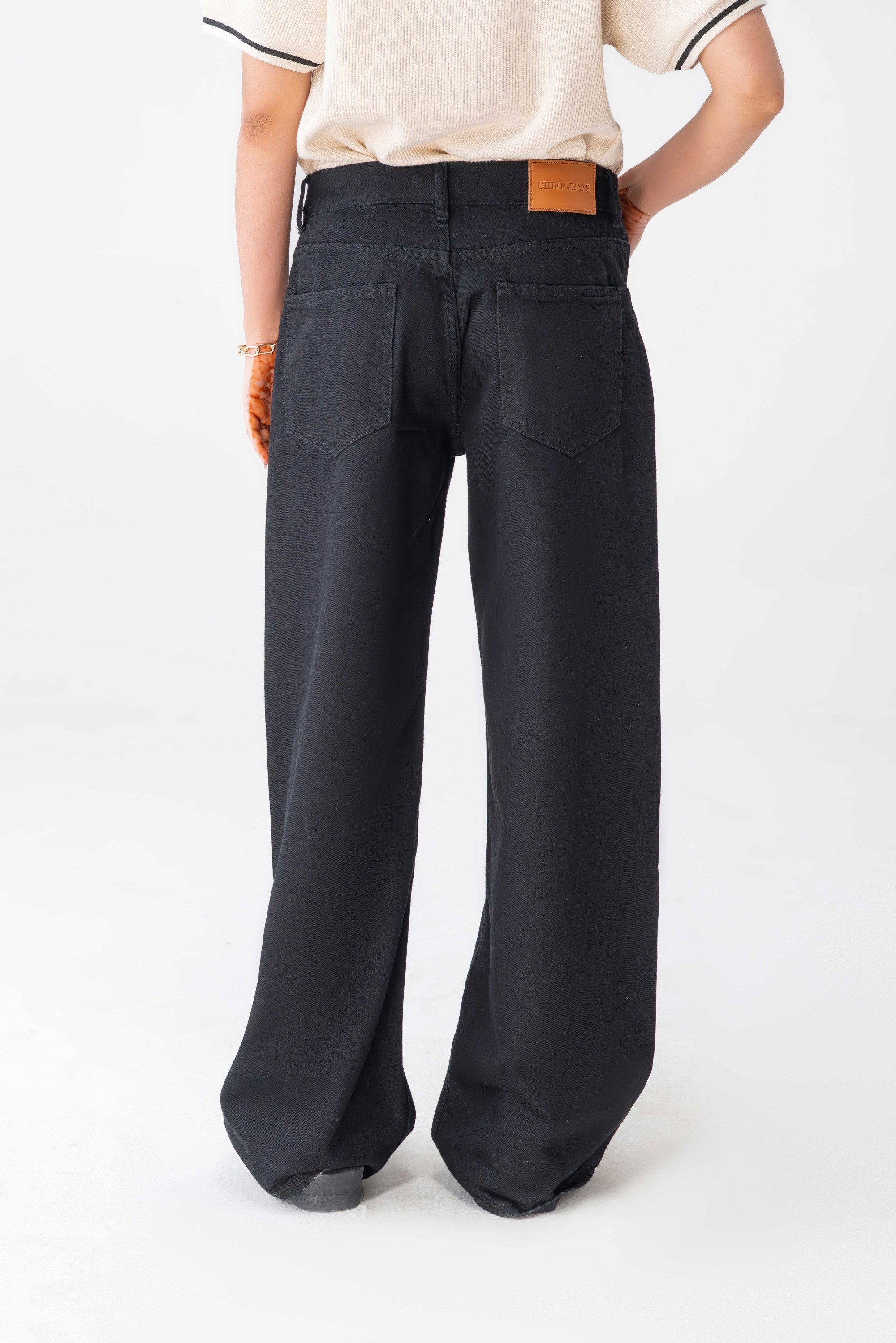Wide Leg Denim Jeans – Women