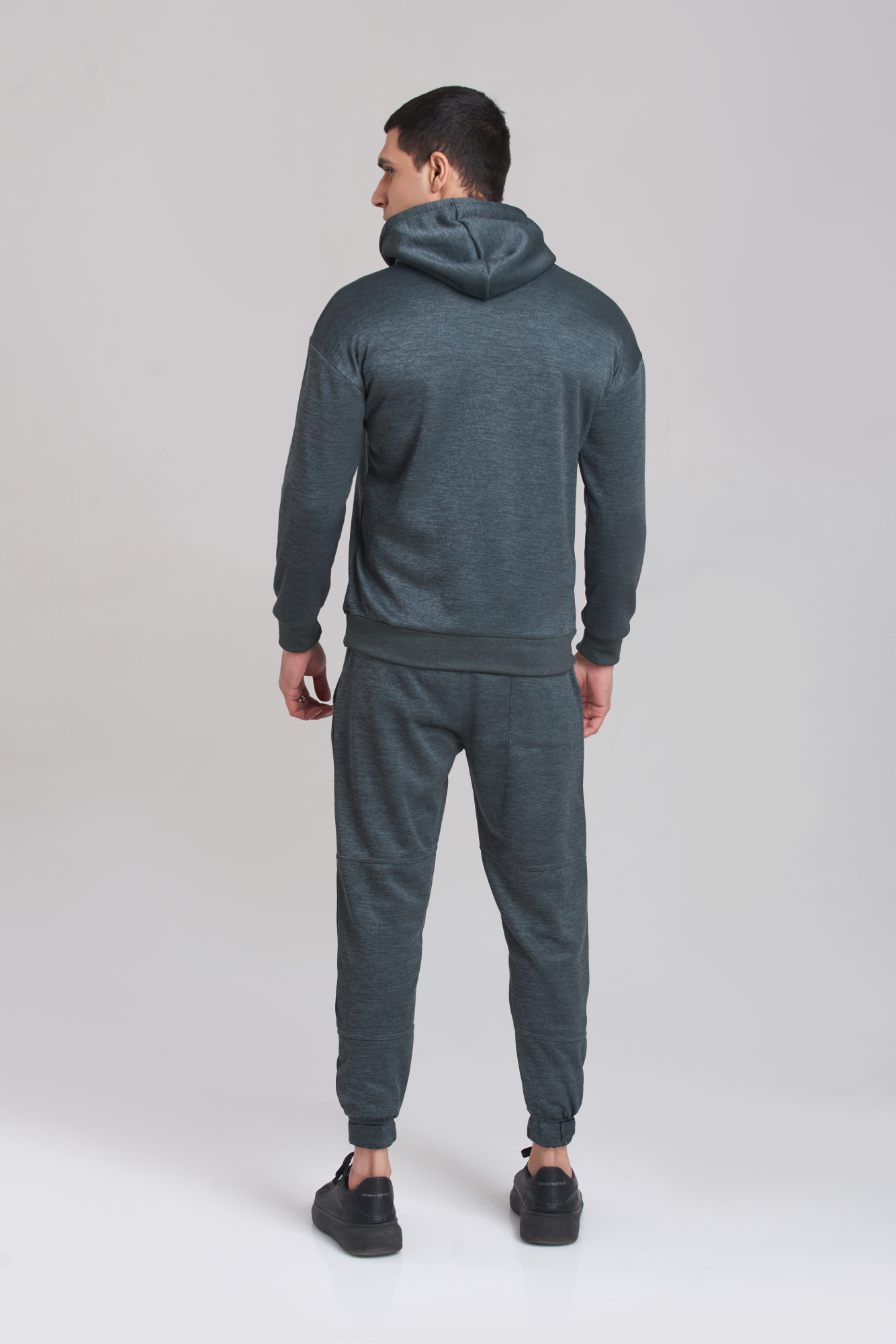 Braves-Vibes Charcoal Hoody Tracksuit - Men