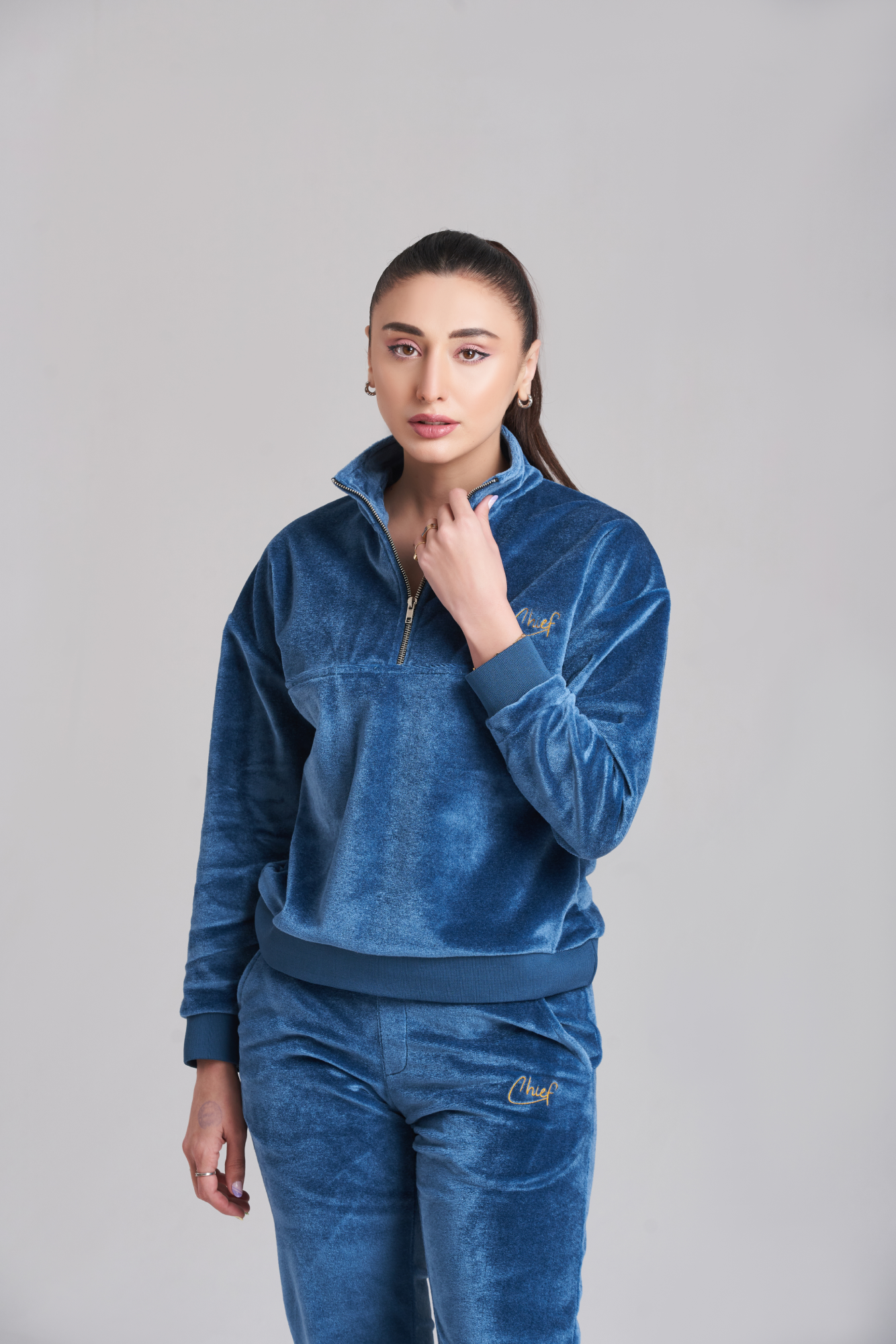 Fila sweatsuit womens deals blue