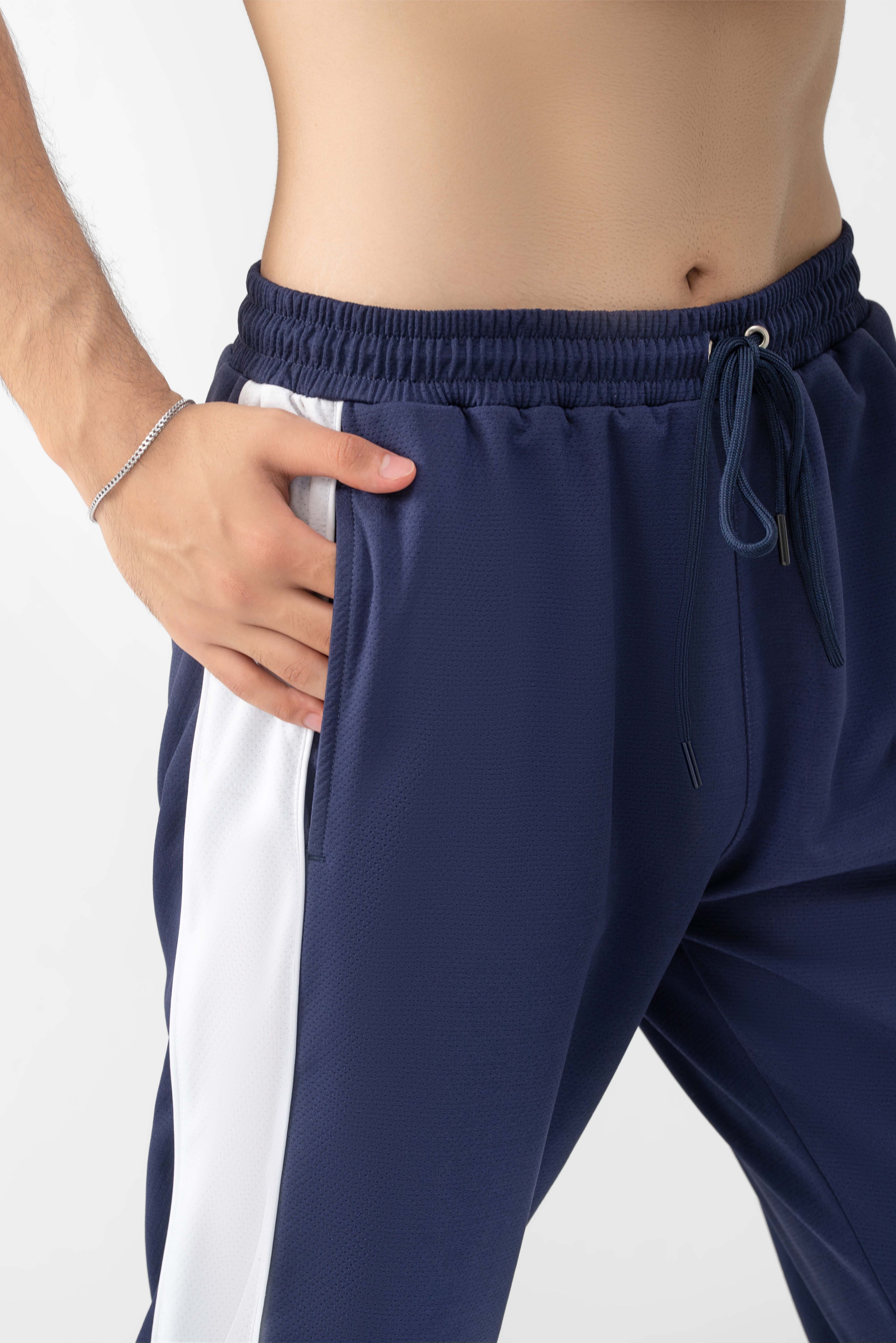 Men's Colour Block Panel Track Trouser