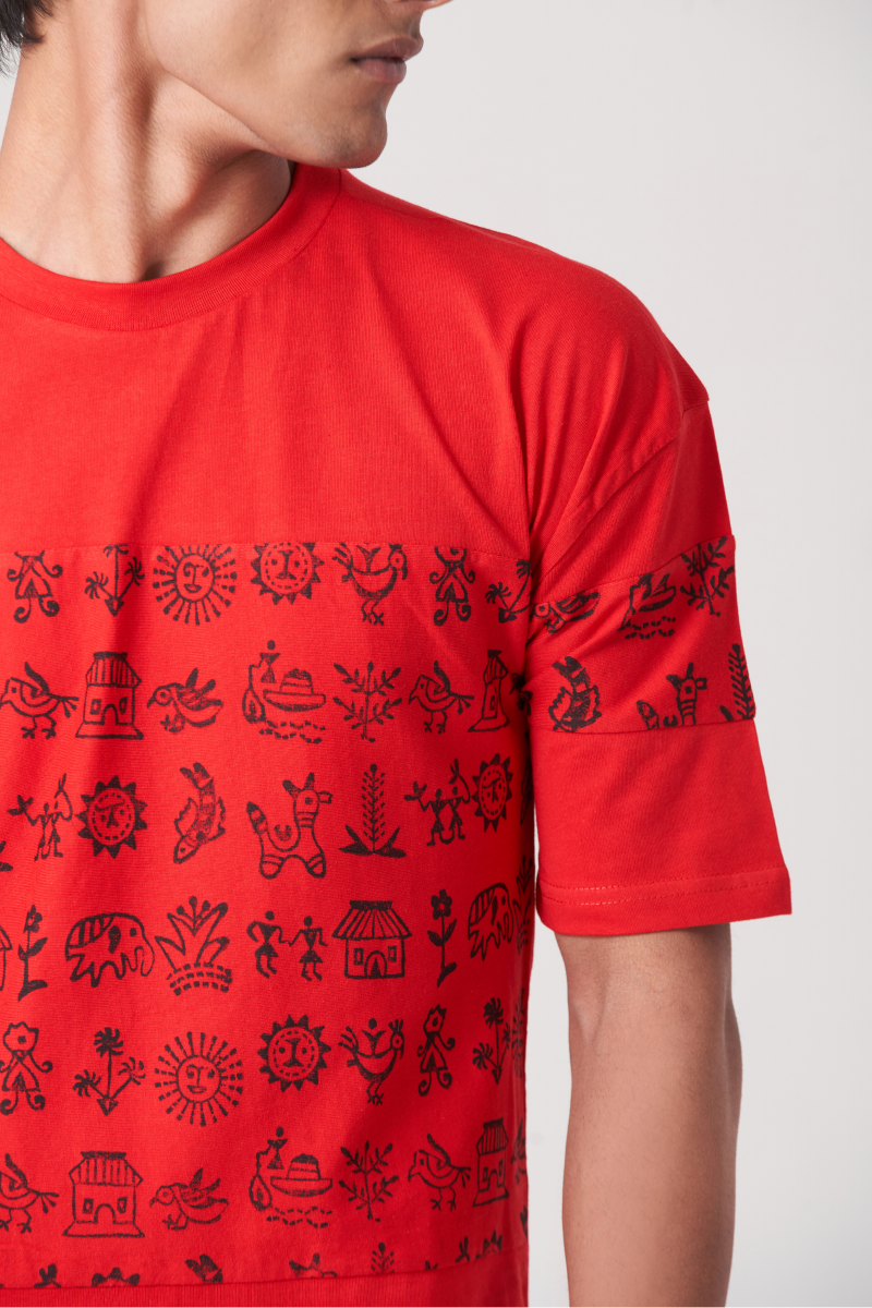 Red Iconic Style T-Shirt