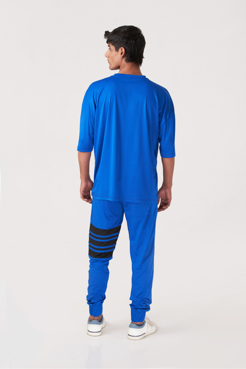Blue Manfinity Oversized T-Shirt & Trouser
