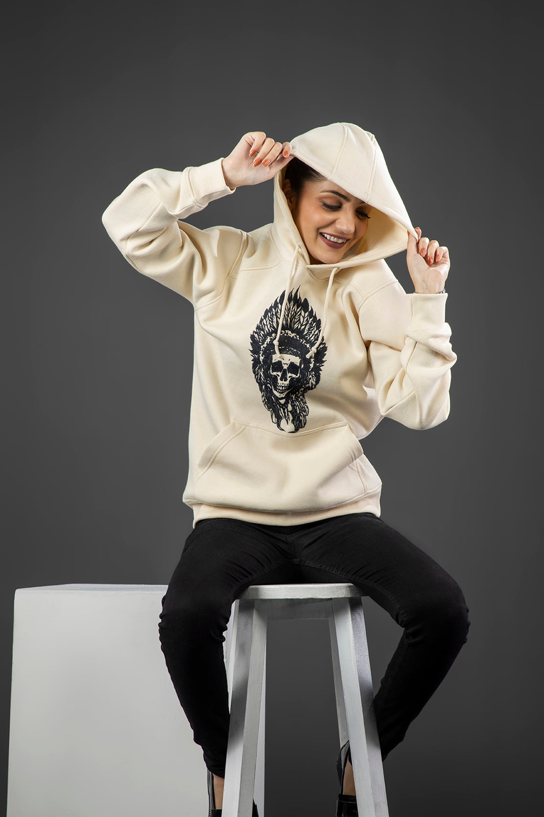 Winter Cream Pullover Hoodie