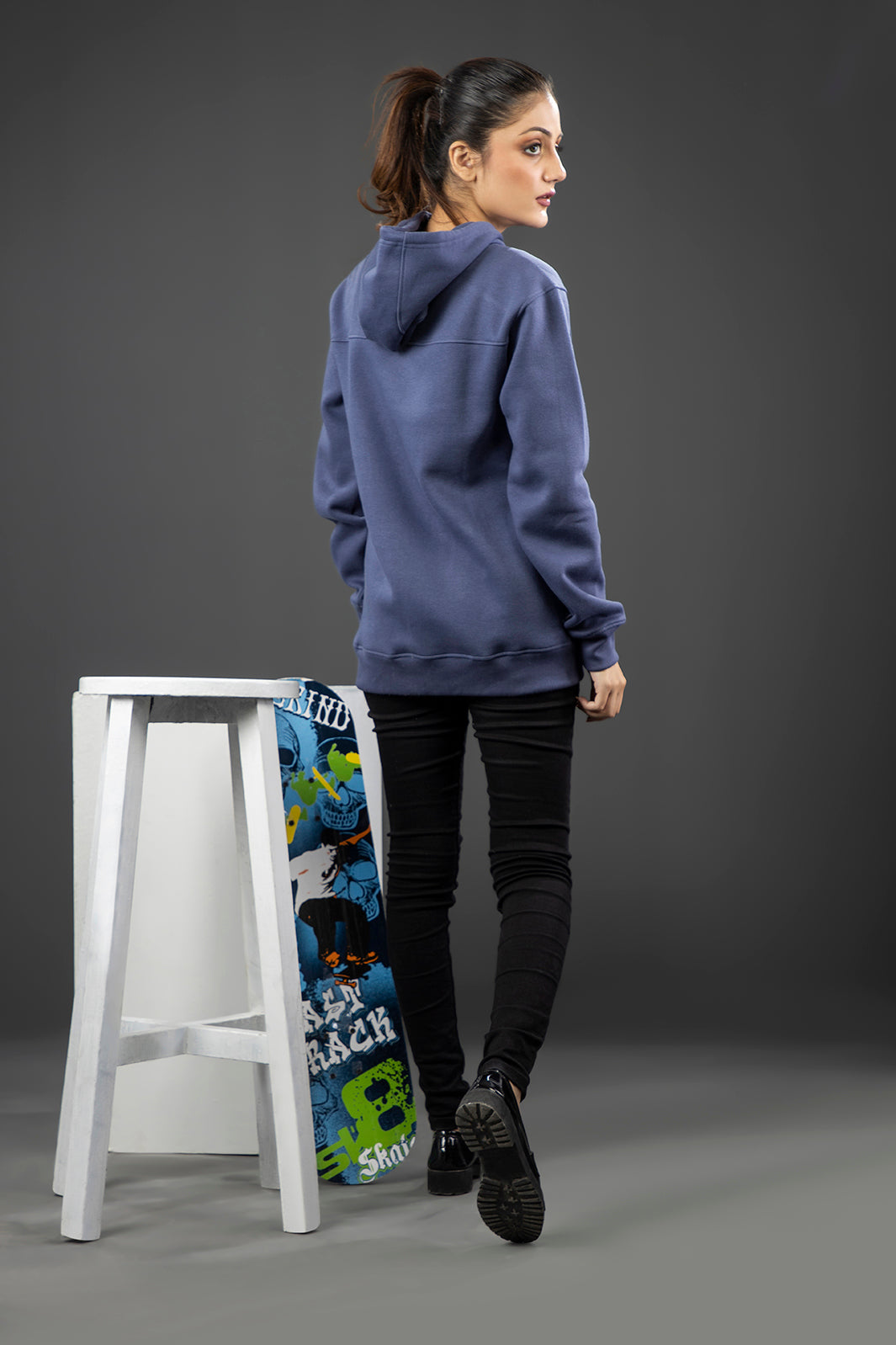 Blue Indigo Pullover Hoodie