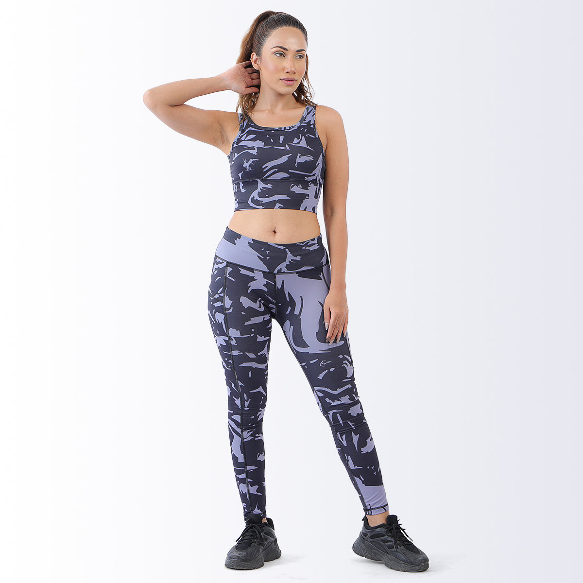 Camouflage sports outlet leggings