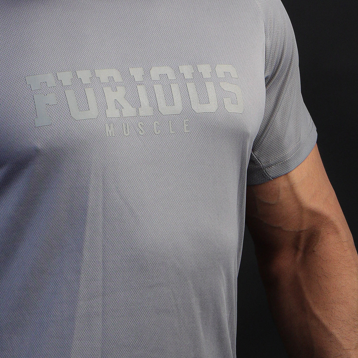 Action Mesh Grey T-Shirt