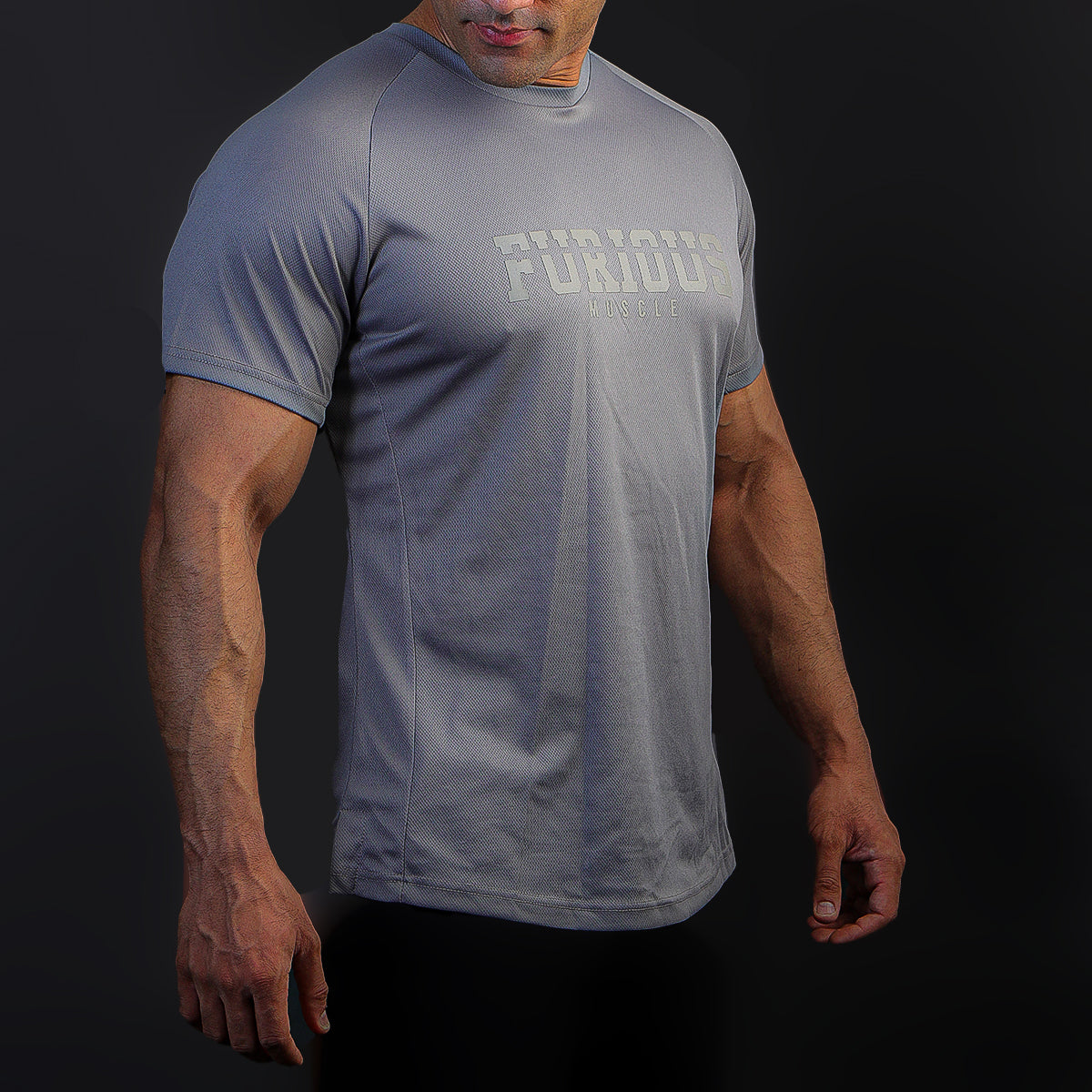 Action Mesh Grey T-Shirt